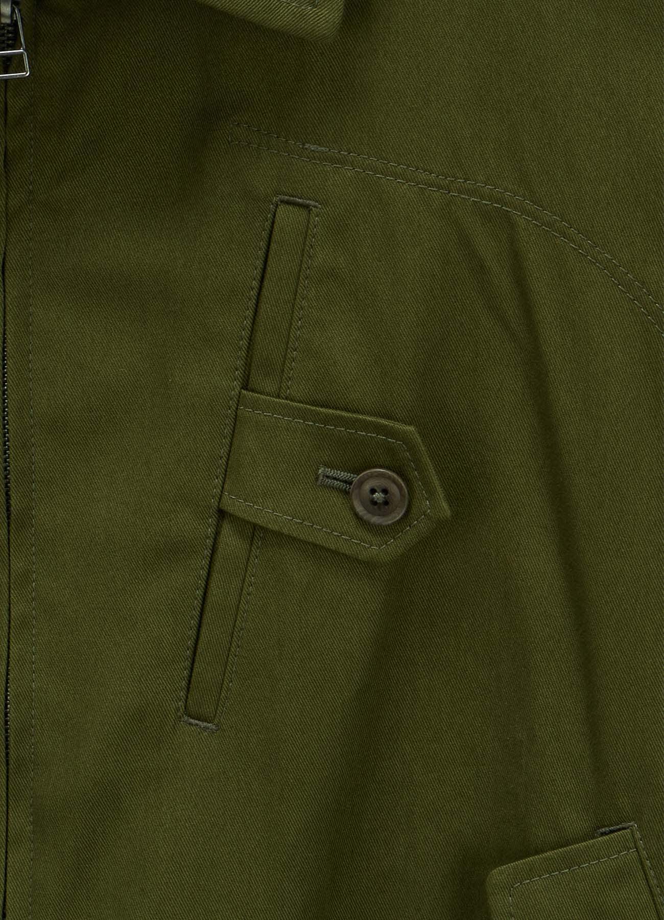 20/COTTON TWILL TAB DETAIL BLOUSON