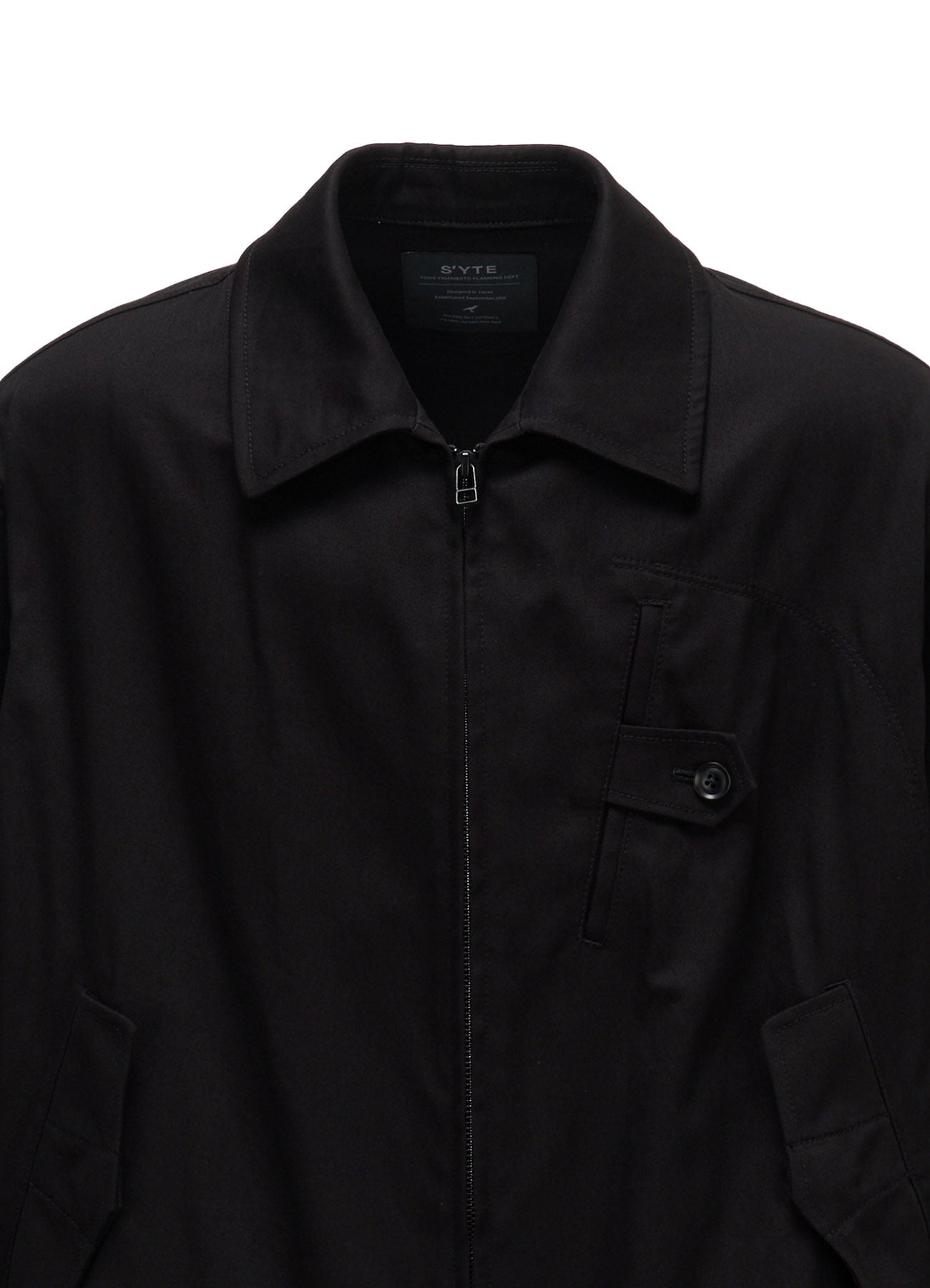 20/COTTON TWILL TAB DETAIL BLOUSON