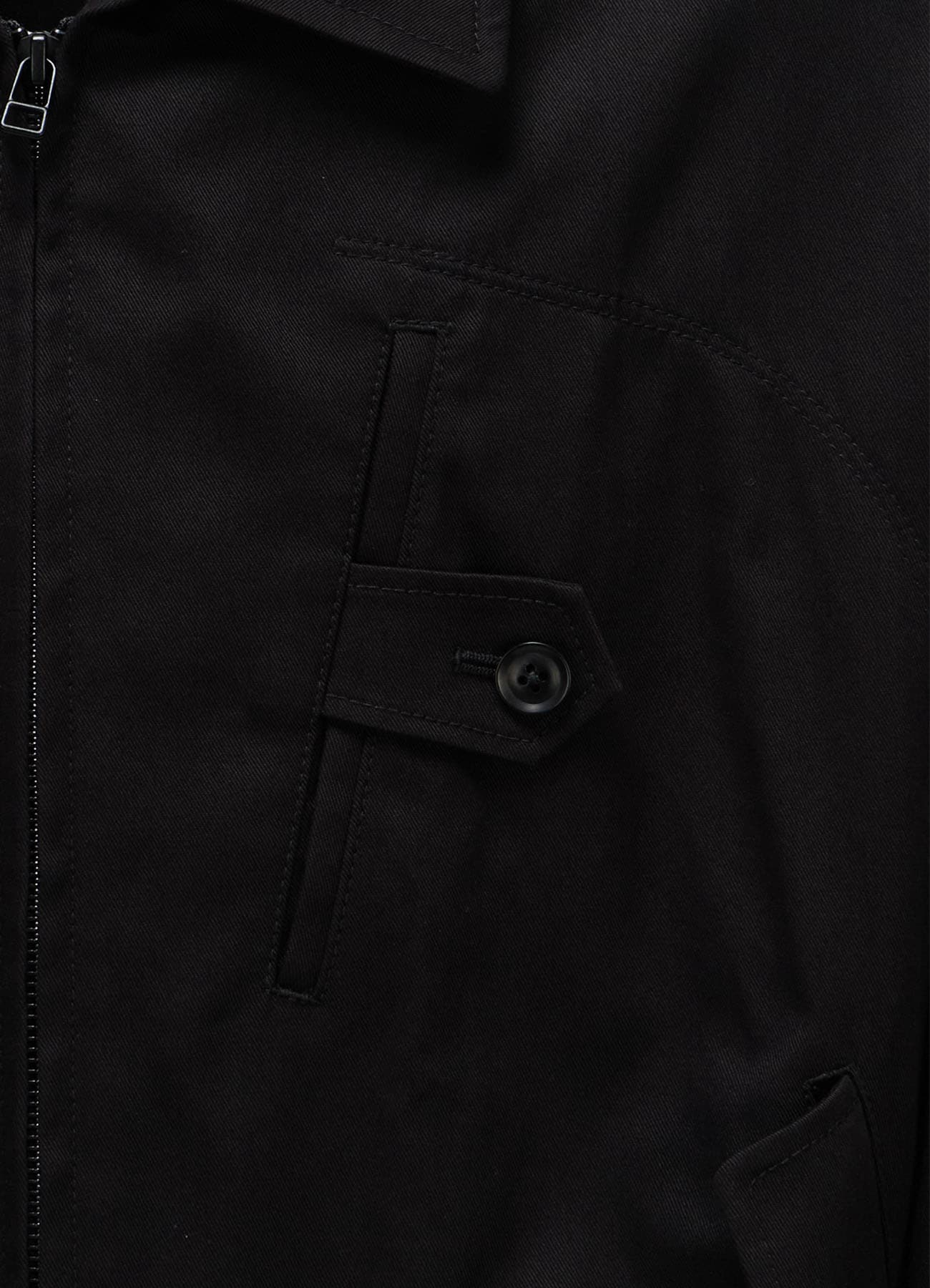 20/COTTON TWILL TAB DETAIL BLOUSON