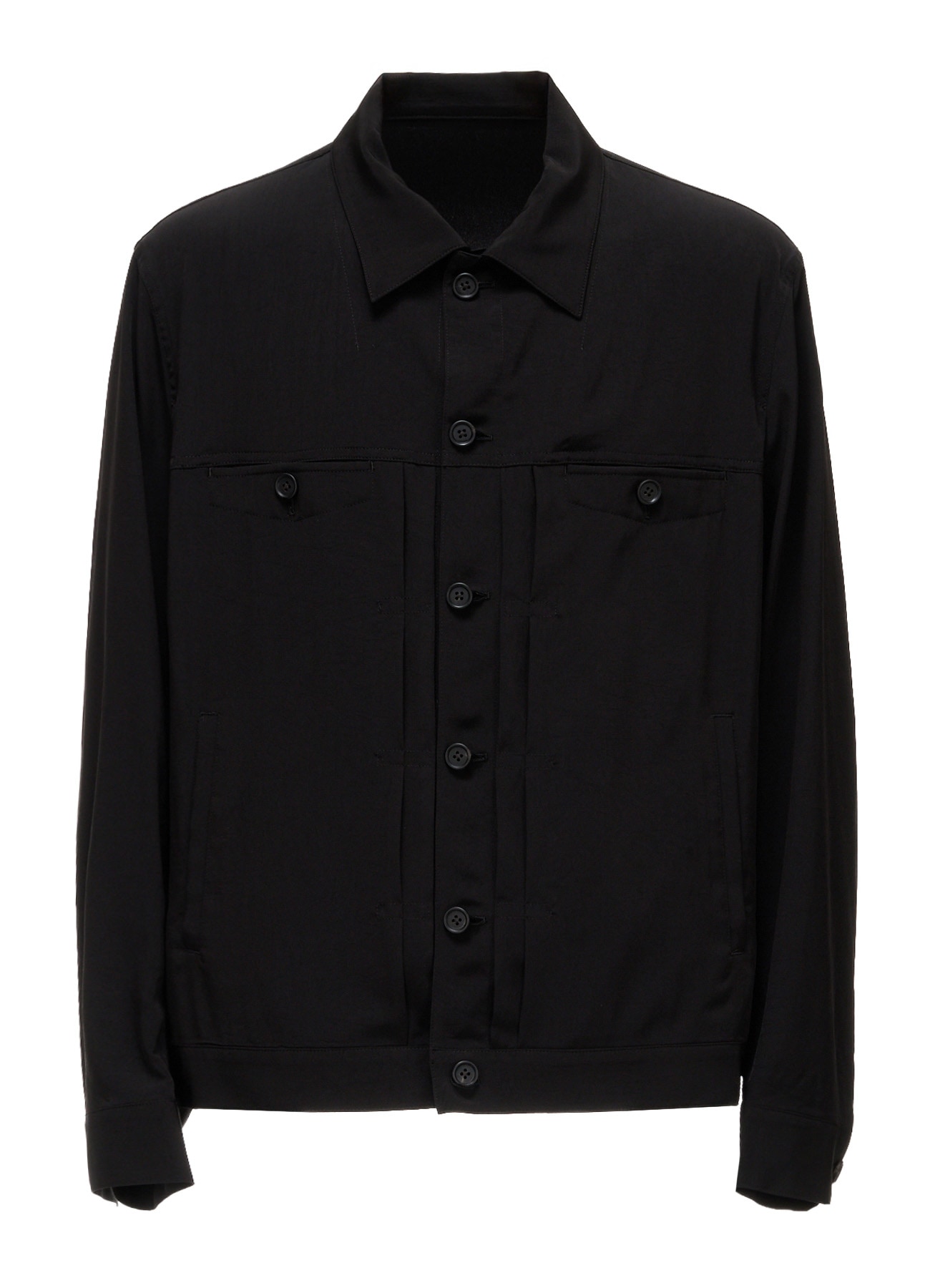 CREPE de CHINE TRUCKER JACKET