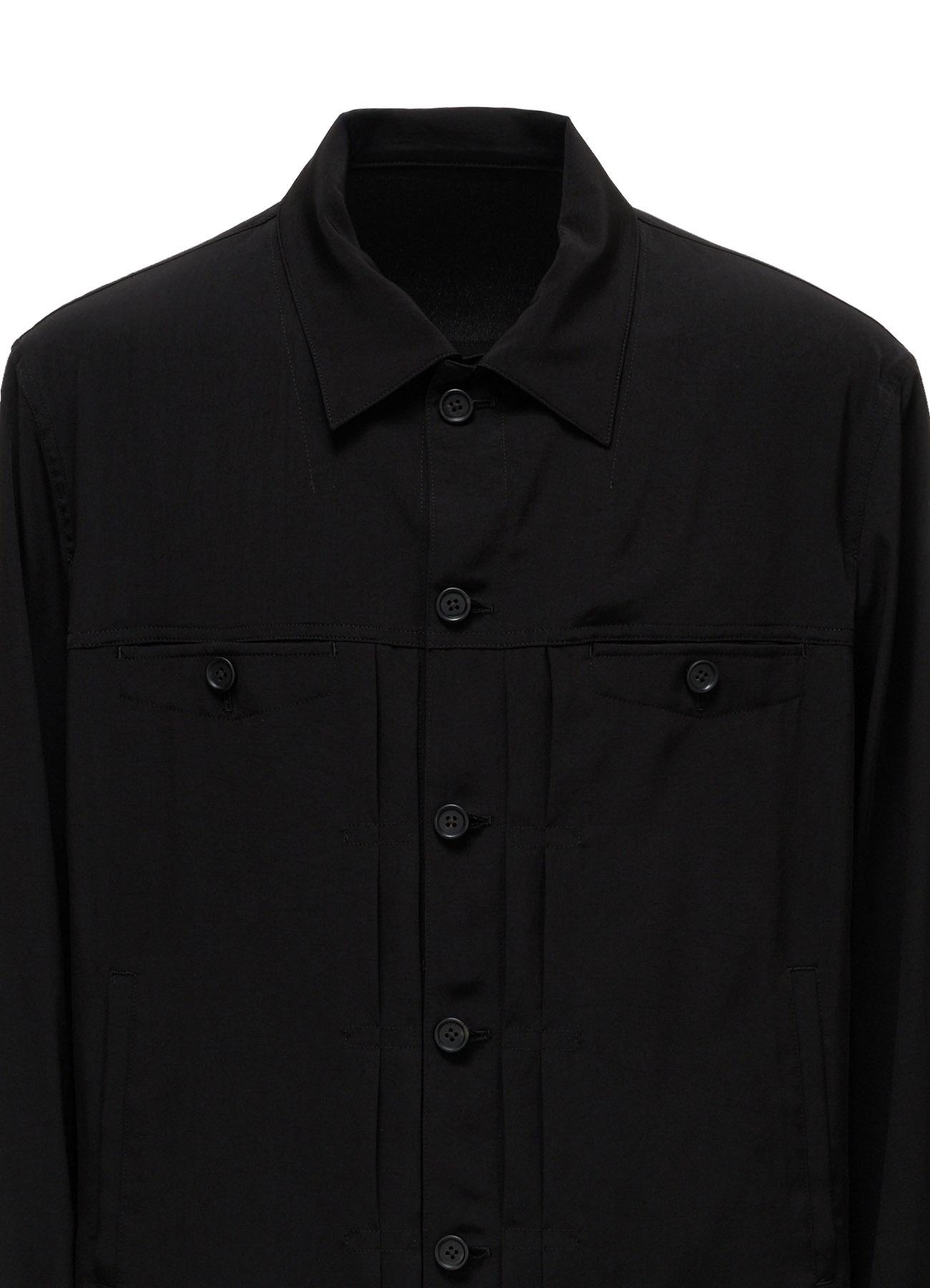 CREPE de CHINE TRUCKER JACKET