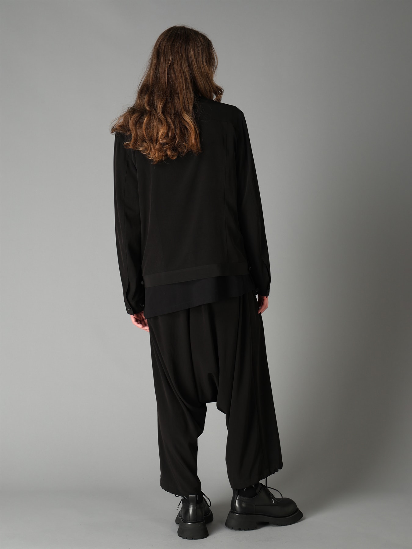 CREPE de CHINE TRUCKER JACKET