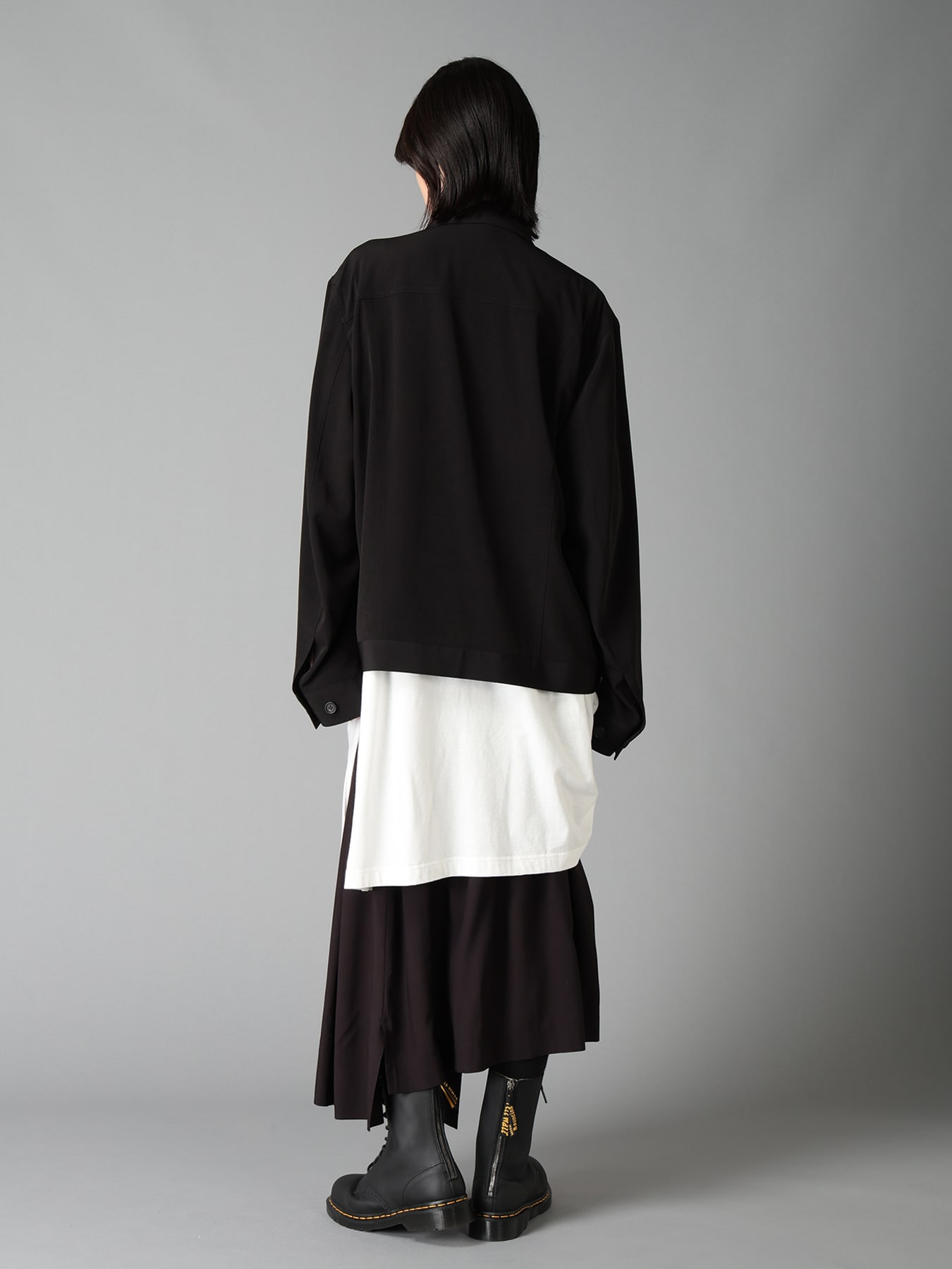 CREPE de CHINE TRUCKER JACKET