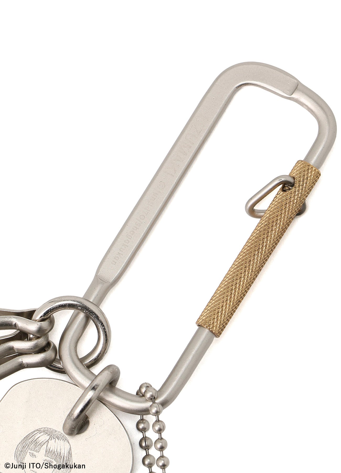 【11/5 12:00発売】S'YTE × Junji ITO -UZUMAKI- AZAMI WEARING YOHJI YAMAMOTO DOG TAG CARABINER