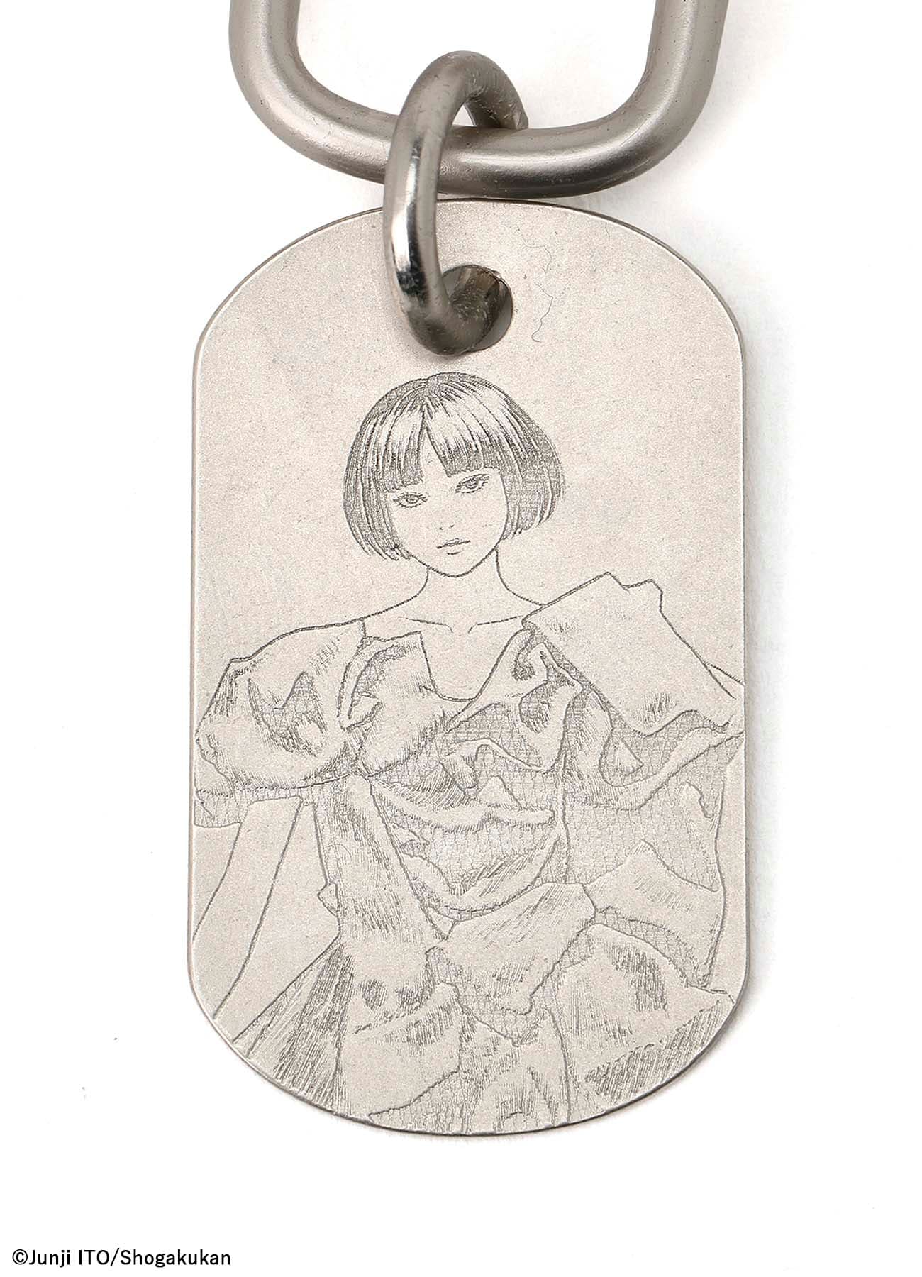 【11/5 12:00発売】S'YTE × Junji ITO -UZUMAKI- AZAMI WEARING YOHJI YAMAMOTO DOG TAG CARABINER