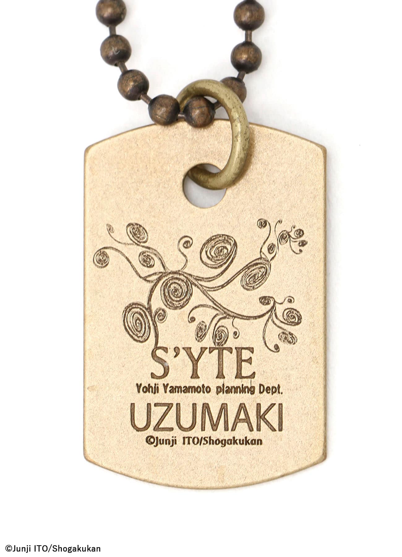 S'YTE × Junji ITO -UZUMAKI- FLOWER AND KIRIE CAMEO NECKLACE