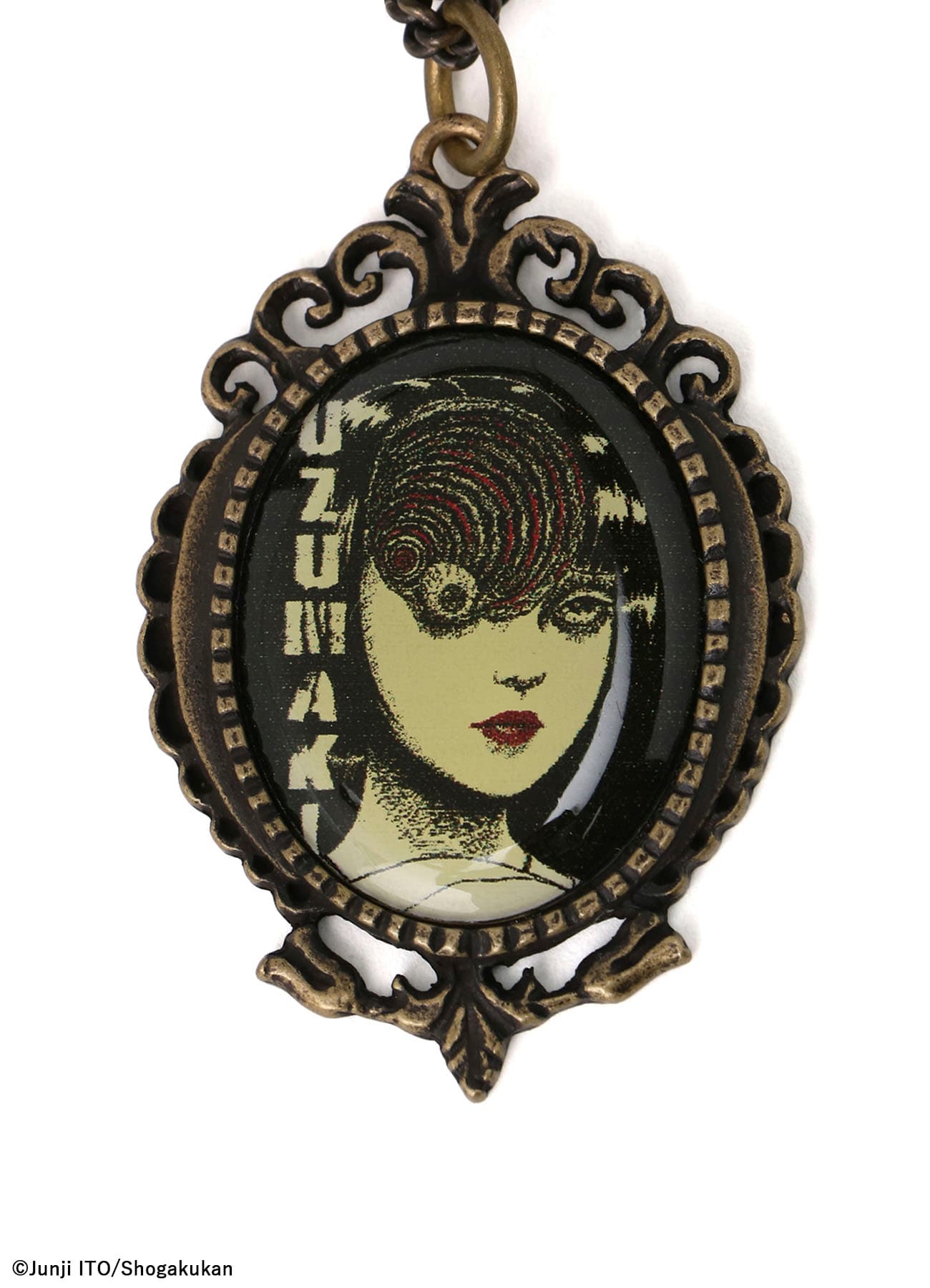 S'YTE × Junji ITO -UZUMAKI- AZAMI THE SPIRAL CAMEO NECKLACE