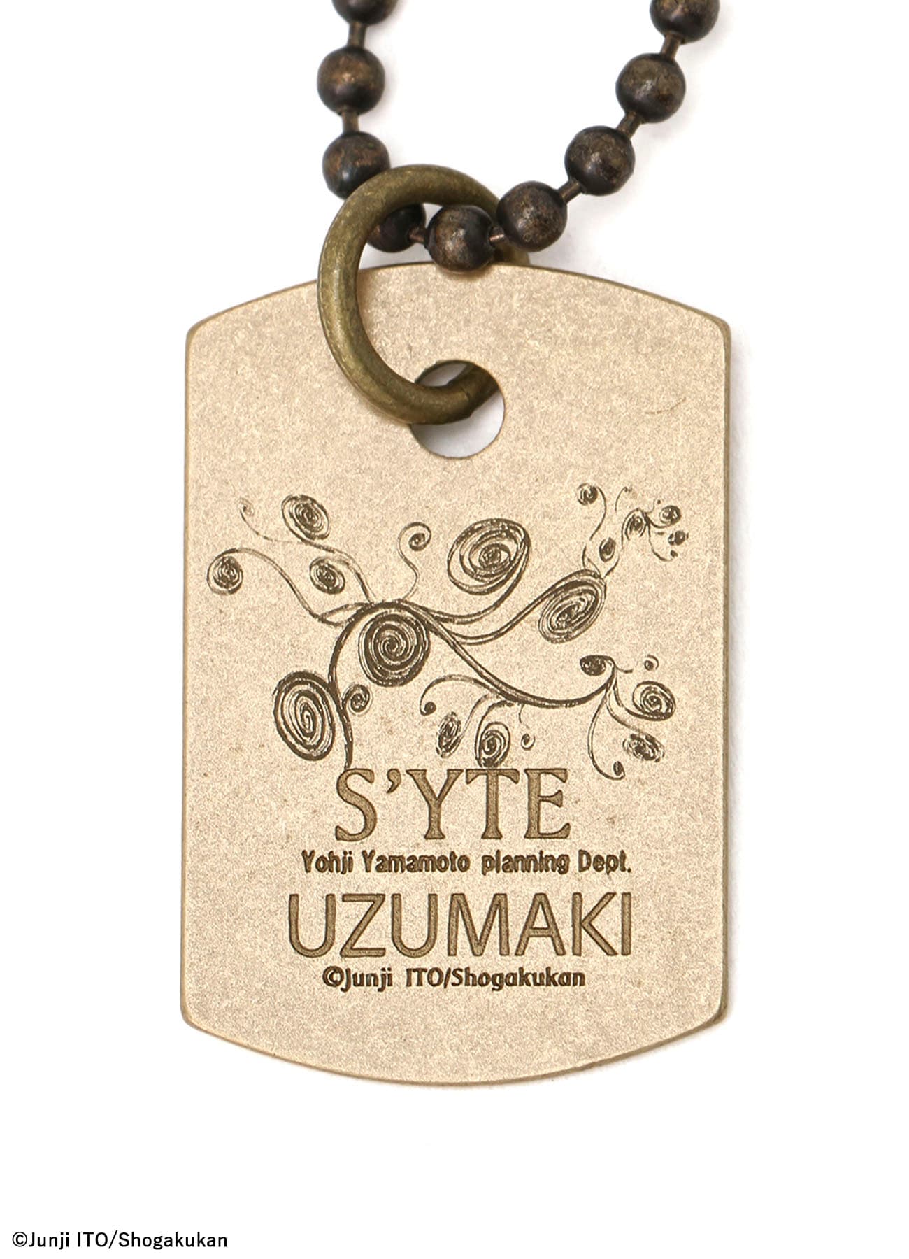 S'YTE × Junji ITO -UZUMAKI- AZAMI THE SPIRAL CAMEO NECKLACE