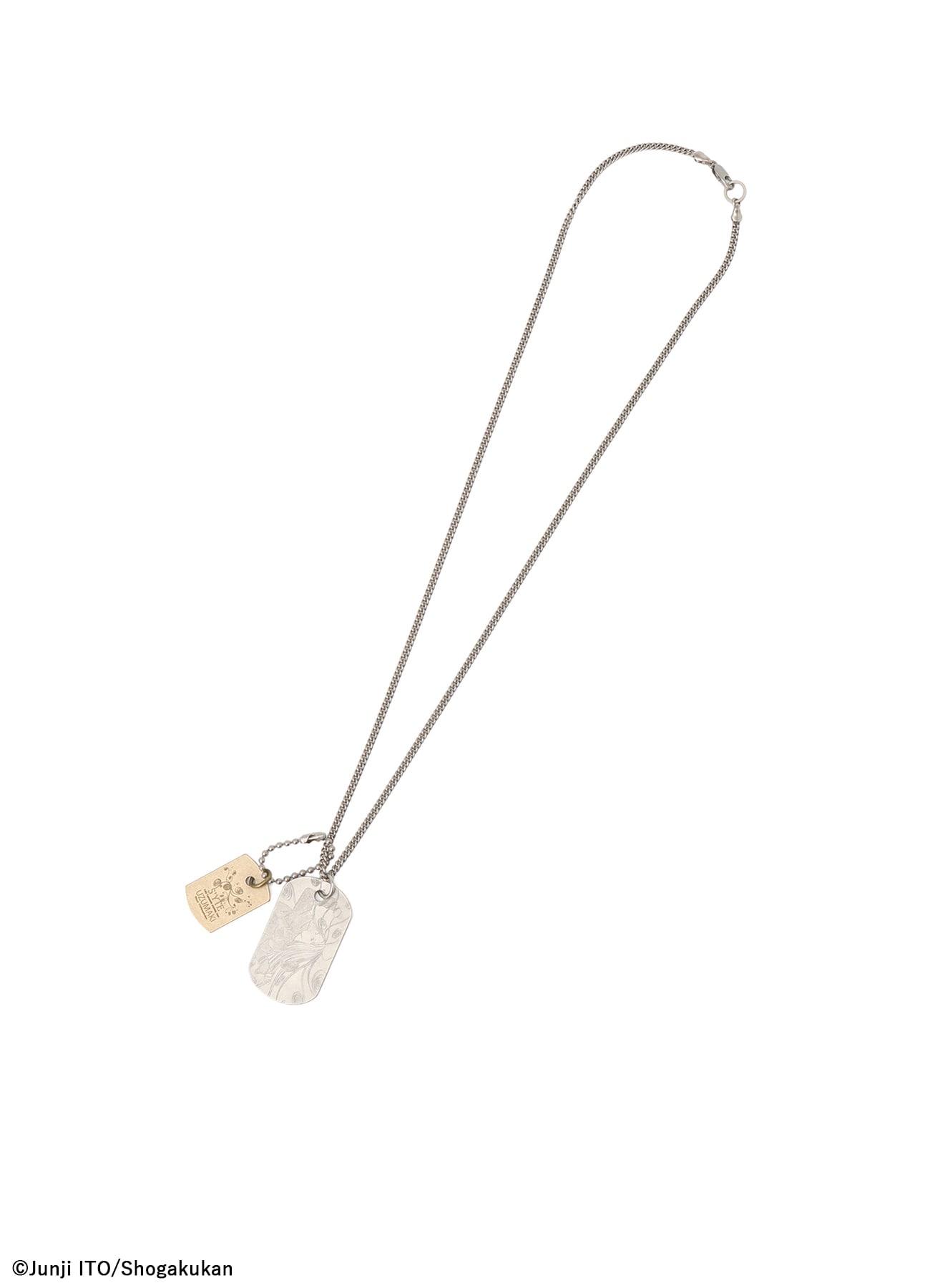 【11/5 12:00発売】S'YTE × Junji ITO -UZUMAKI- KIRIE WEARING YOHJI YAMAMOTO DOG TAG NECKLACE