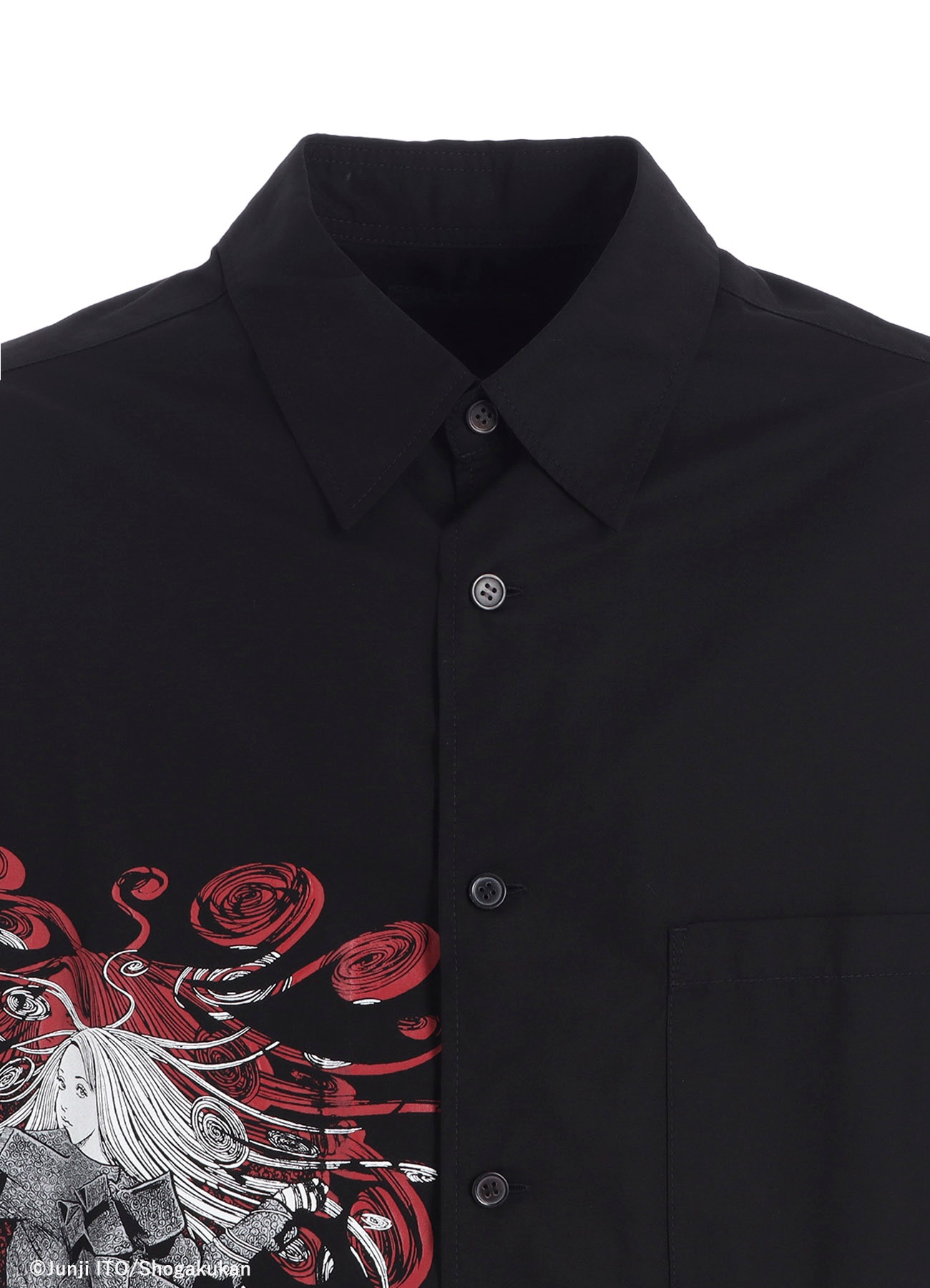 【11/5 12:00発売】S'YTE × Junji ITO -UZUMAKI- KIRIE WEARING YOHJI YAMAMOTO PRINTED SHIRT