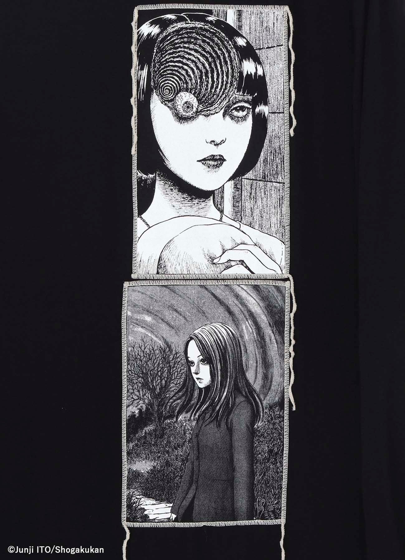 【11/5 12:00発売】S'YTE × Junji ITO -UZUMAKI- PRINTED PATCH OMNIBUS LONG SHIRT