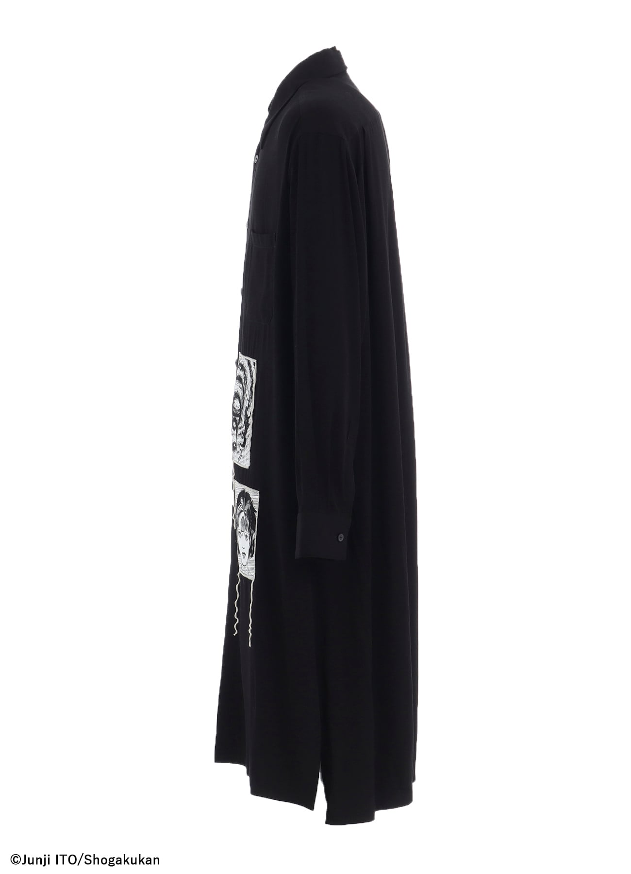【11/5 12:00発売】S'YTE × Junji ITO -UZUMAKI- PRINTED PATCH OMNIBUS LONG SHIRT