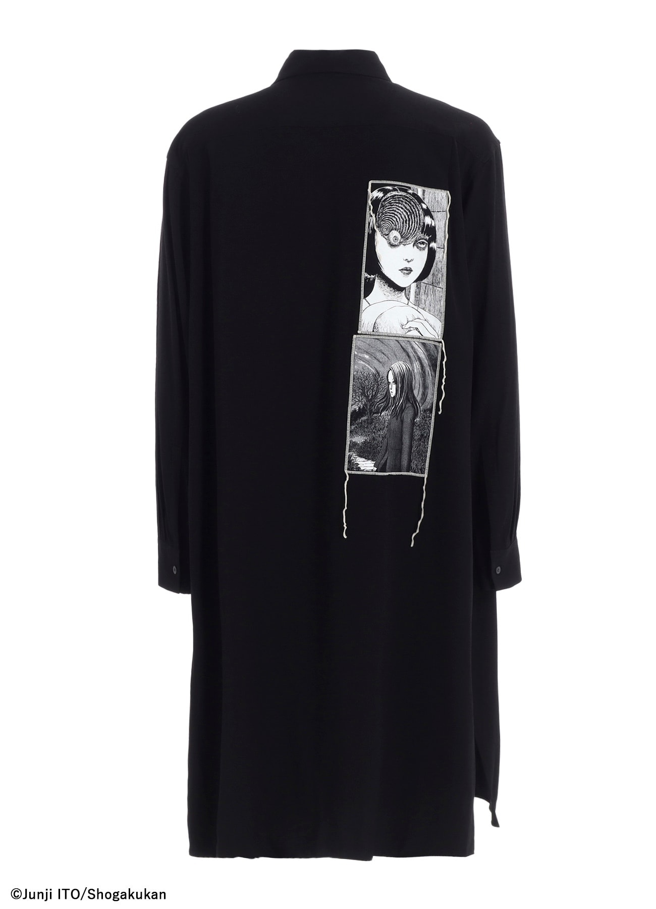 【11/5 12:00発売】S'YTE × Junji ITO -UZUMAKI- PRINTED PATCH OMNIBUS LONG SHIRT