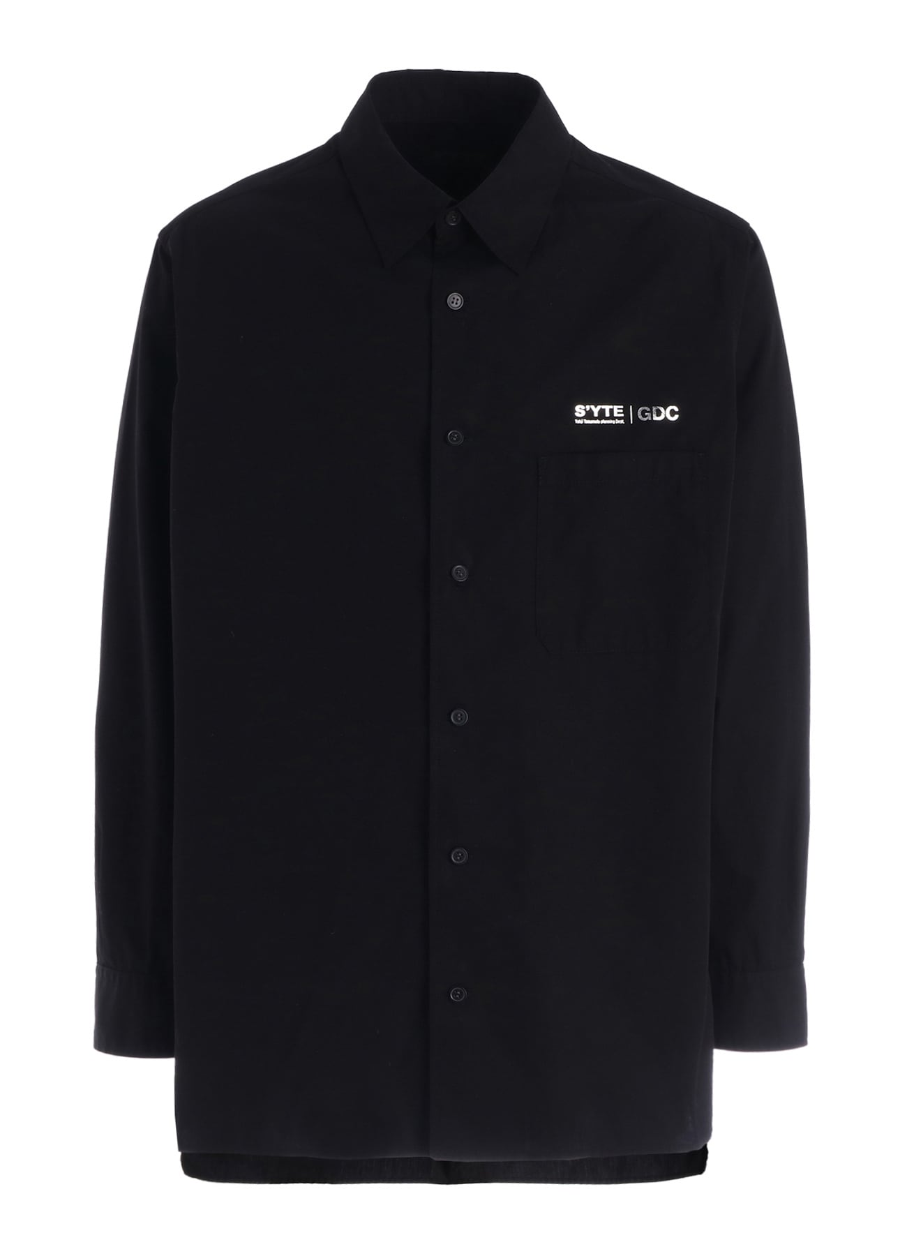 【2/19 12:00 Release】-S’YTE × GDC Collaborate Collection-COTTON BROAD LOGO-PRINTED REGULAR COLLAR SHIRT
