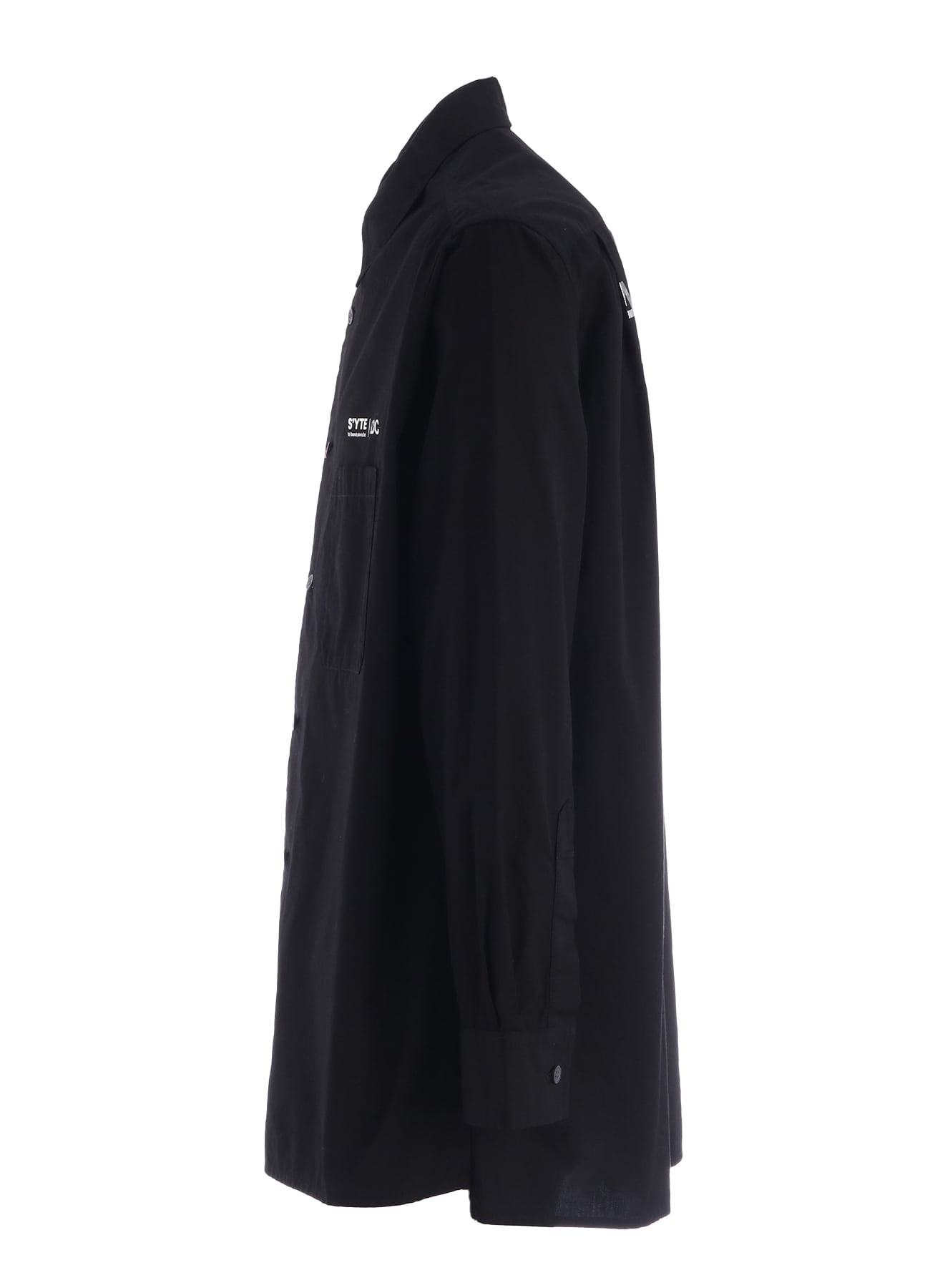 【2/19 12:00 Release】-S’YTE × GDC Collaborate Collection-COTTON BROAD LOGO-PRINTED REGULAR COLLAR SHIRT