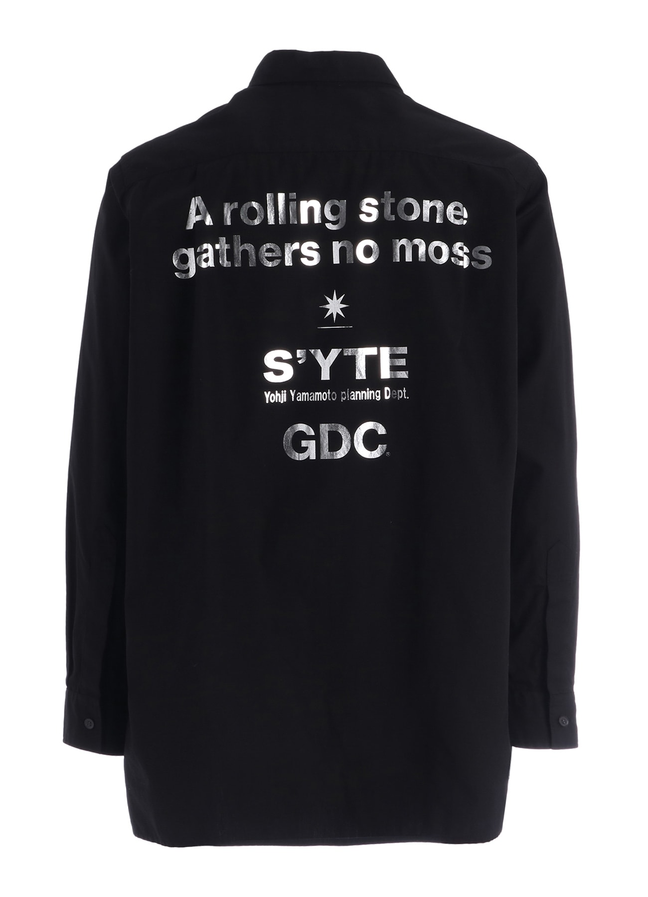 【2/19 12:00 Release】-S’YTE × GDC Collaborate Collection-COTTON BROAD LOGO-PRINTED REGULAR COLLAR SHIRT