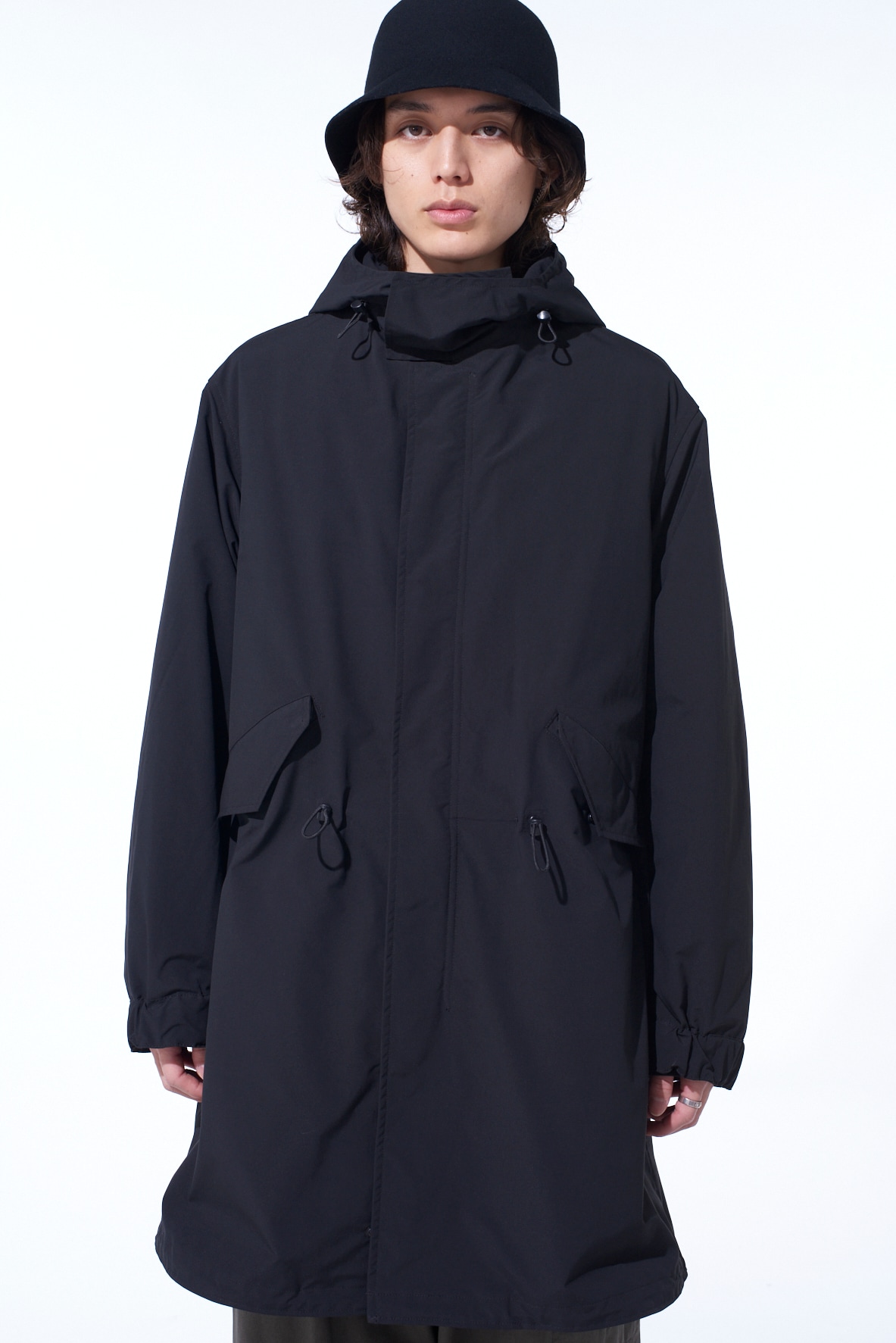 S'YTE X TAION HOODED COAT WITH QUILTED DOWN LINER