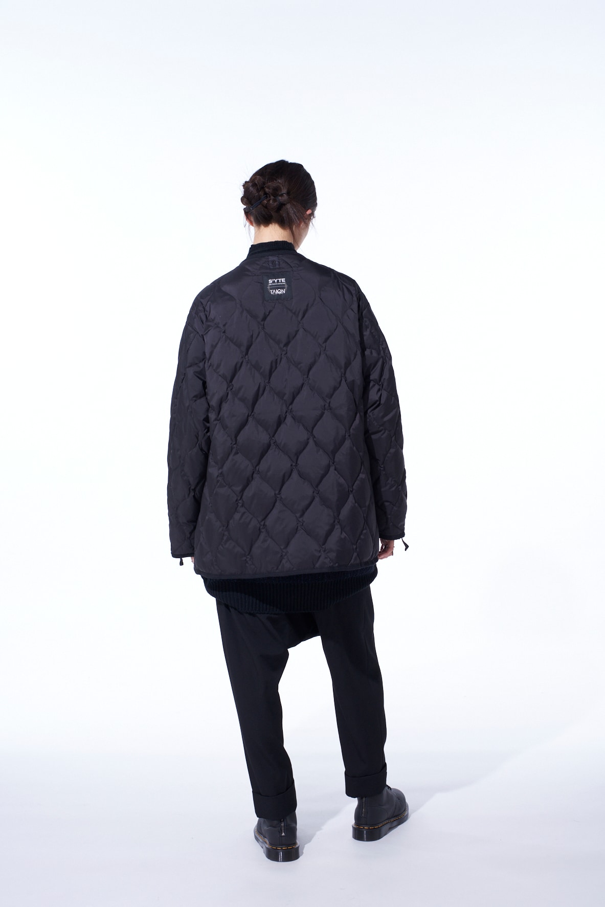 S'YTE X TAION HOODED COAT WITH QUILTED DOWN LINER