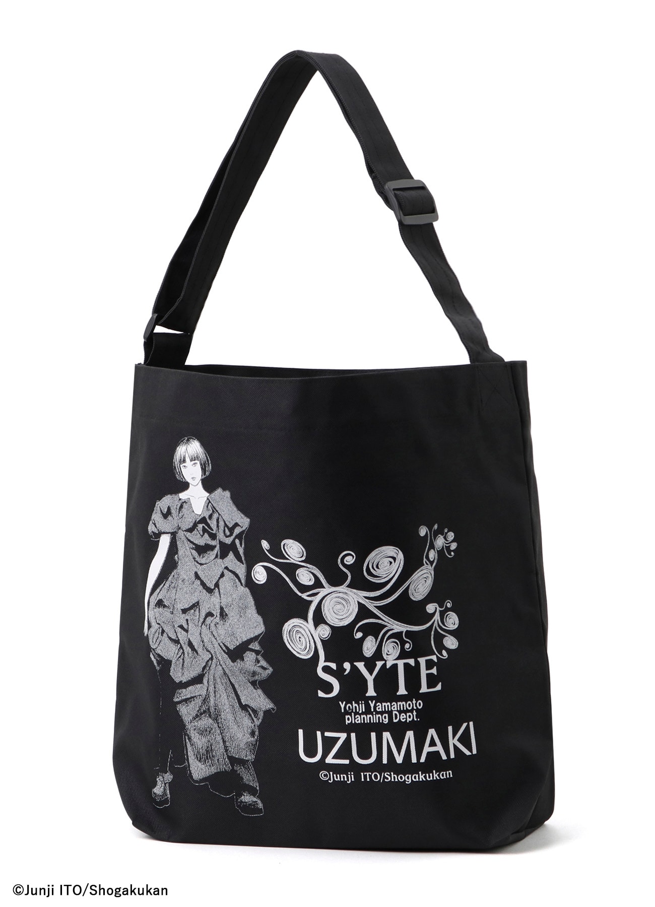【11/5 12:00発売】S'YTE × Junji ITO -UZUMAKI- KIRIE＆AZAMI  WEARING YOHJI YAMAMOTO PRINTED BAG