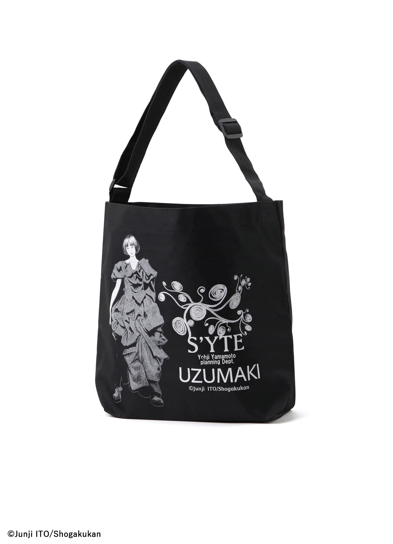 【11/5 12:00発売】S'YTE × Junji ITO -UZUMAKI- KIRIE＆AZAMI  WEARING YOHJI YAMAMOTO PRINTED BAG