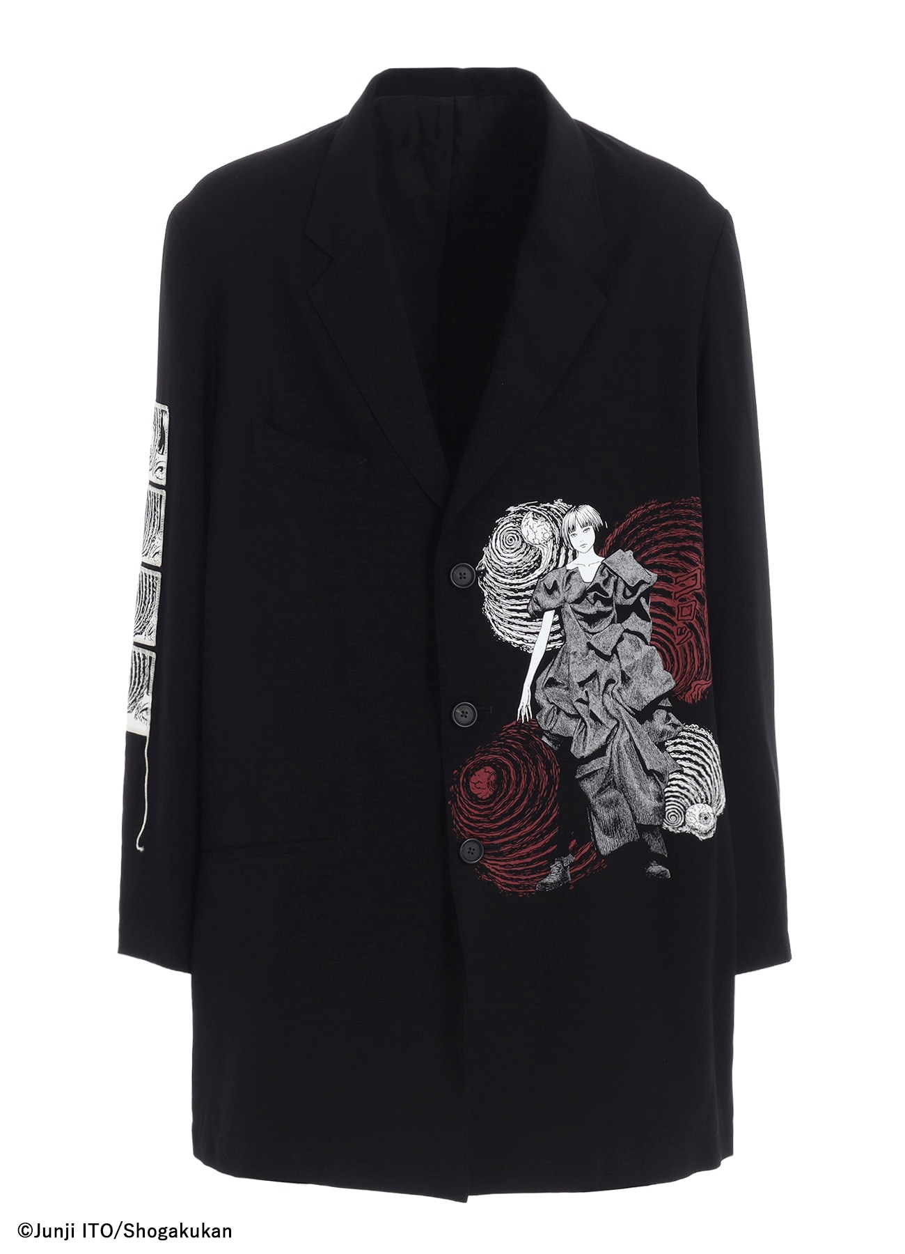 【11/5 12:00発売】S'YTE × Junji ITO -UZUMAKI- AZAMI WEARING YOHJI YAMAMOTO PRINTED JACKET