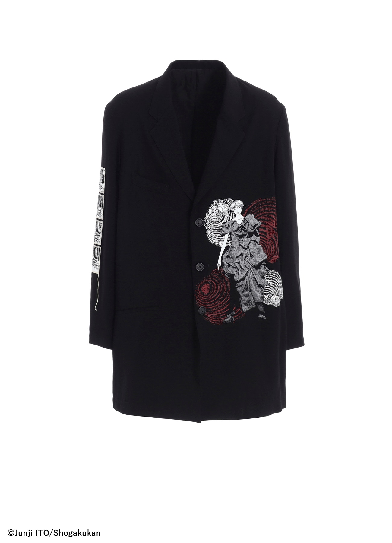 【11/5 12:00発売】S'YTE × Junji ITO -UZUMAKI- AZAMI WEARING YOHJI YAMAMOTO PRINTED JACKET