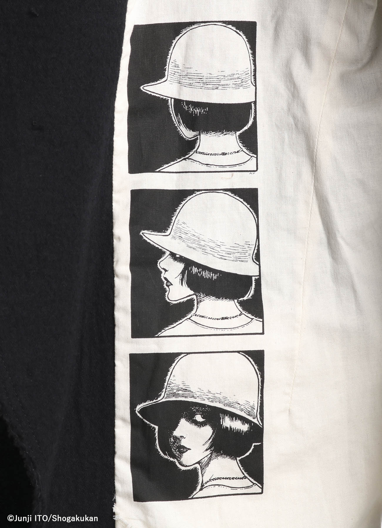 S'YTE × Junji ITO -UZUMAKI- KIRIE AND AZAMI PRINTED REVERSIBLE JACKET