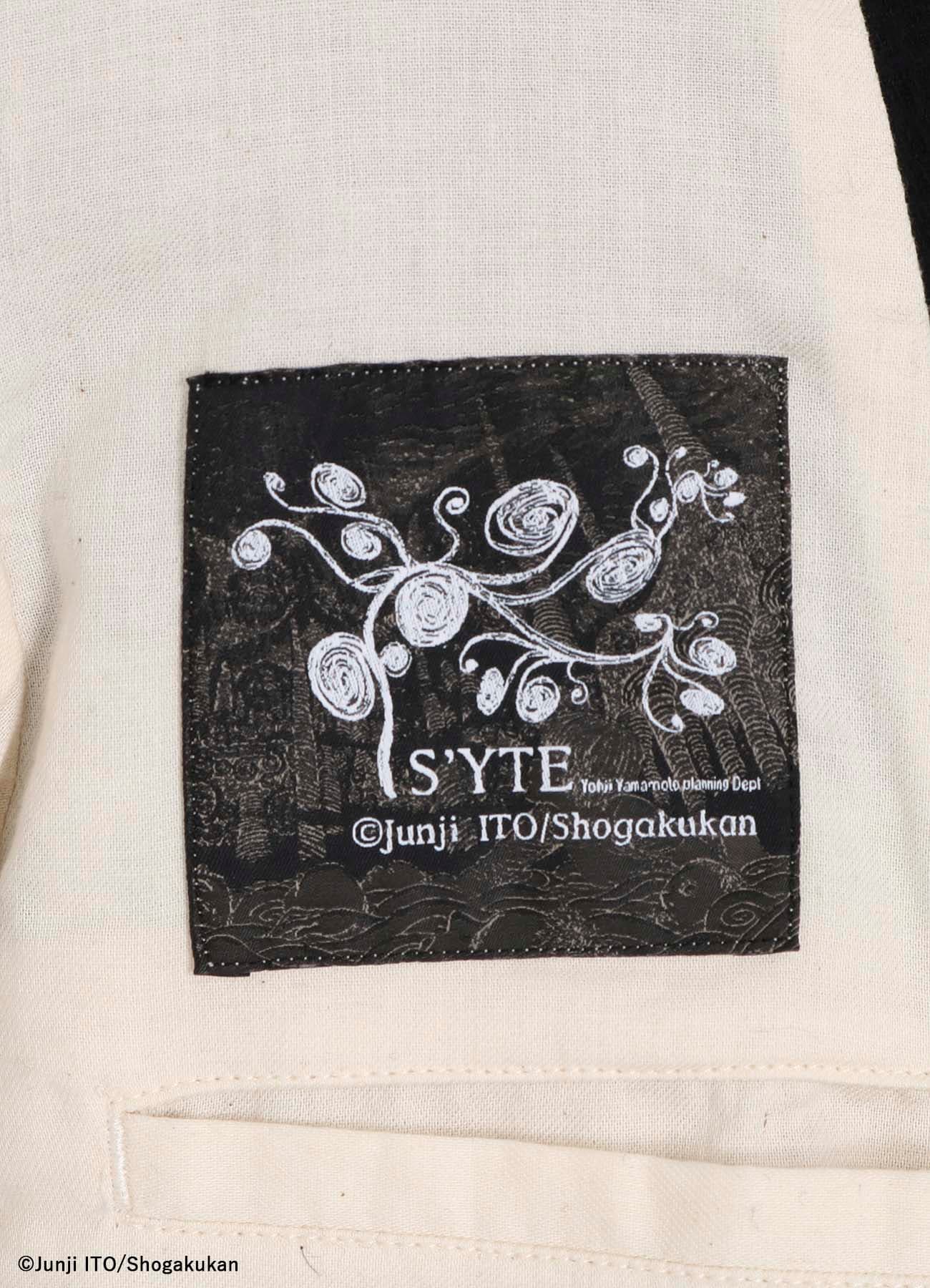 S'YTE × Junji ITO -UZUMAKI- KIRIE AND AZAMI PRINTED REVERSIBLE JACKET