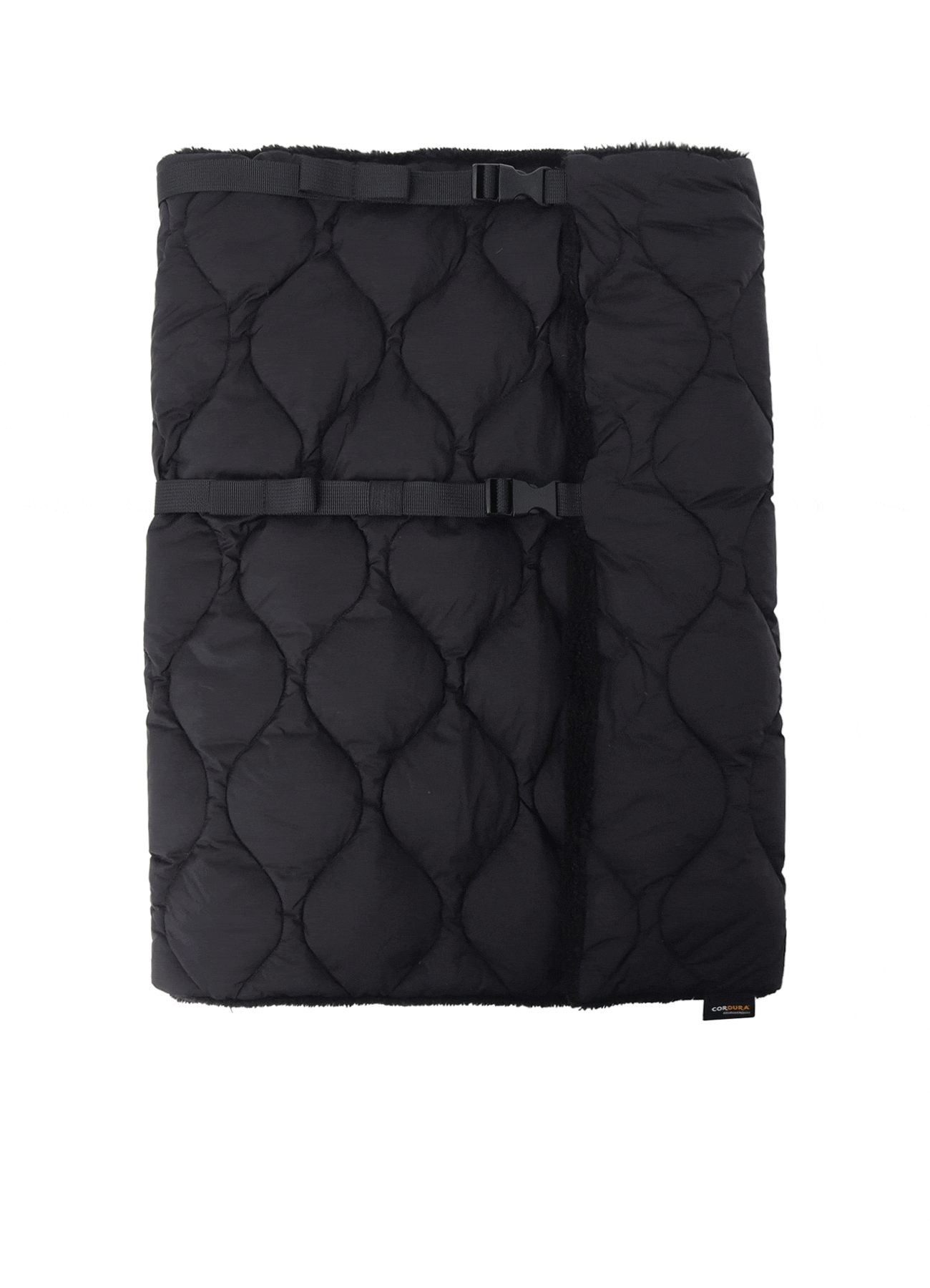 11/14 12:00発売【S'YTE X TAION】REVERSIBLE QUILTED DOWN SCARF WITH BLACK FLEECE LINING