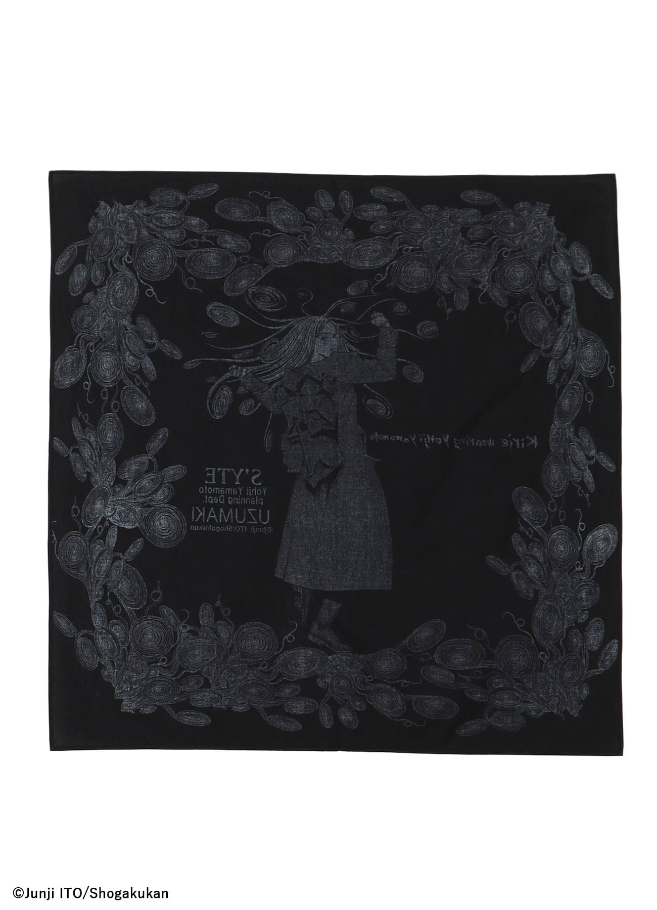 【11/5 12:00発売】S'YTE × Junji ITO -UZUMAKI- KIRIE WEARING YOHJI YAMAMOTO SCARF