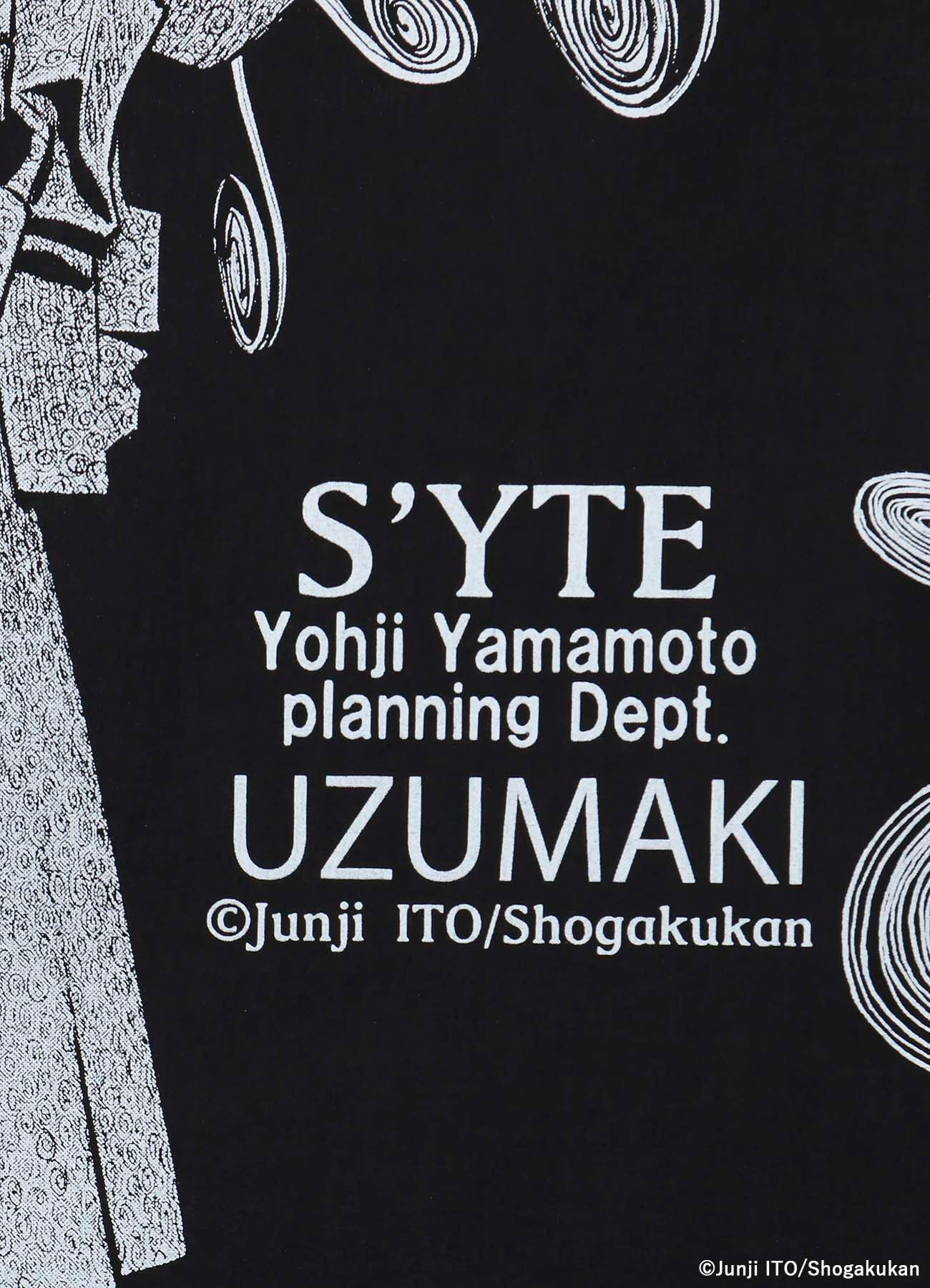 【11/5 12:00発売】S'YTE × Junji ITO -UZUMAKI- KIRIE WEARING YOHJI YAMAMOTO SCARF