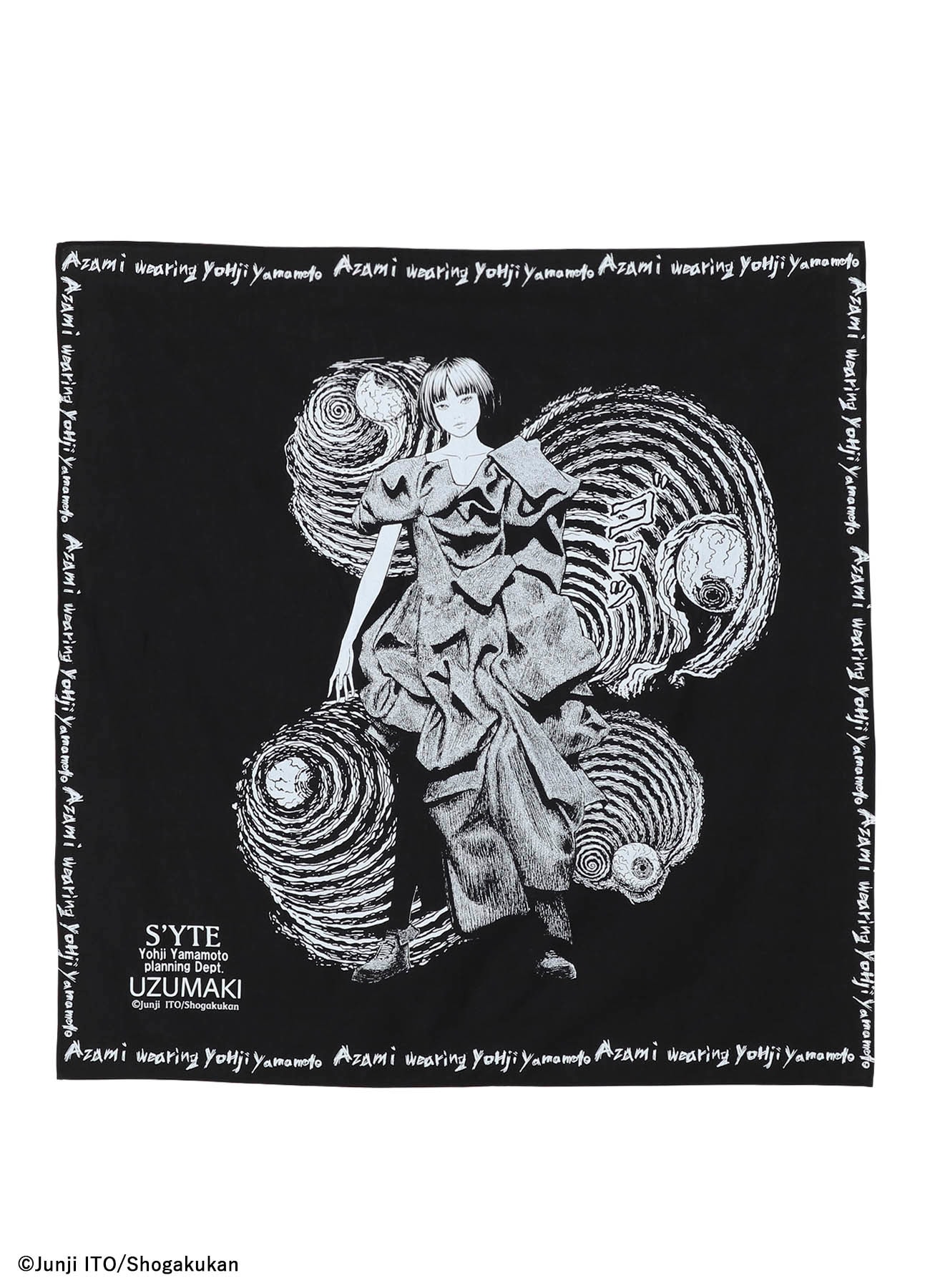 【11/5 12:00発売】S'YTE × Junji ITO -UZUMAKI- AZAMI WEARING YOHJI YAMAMOTO SCARF