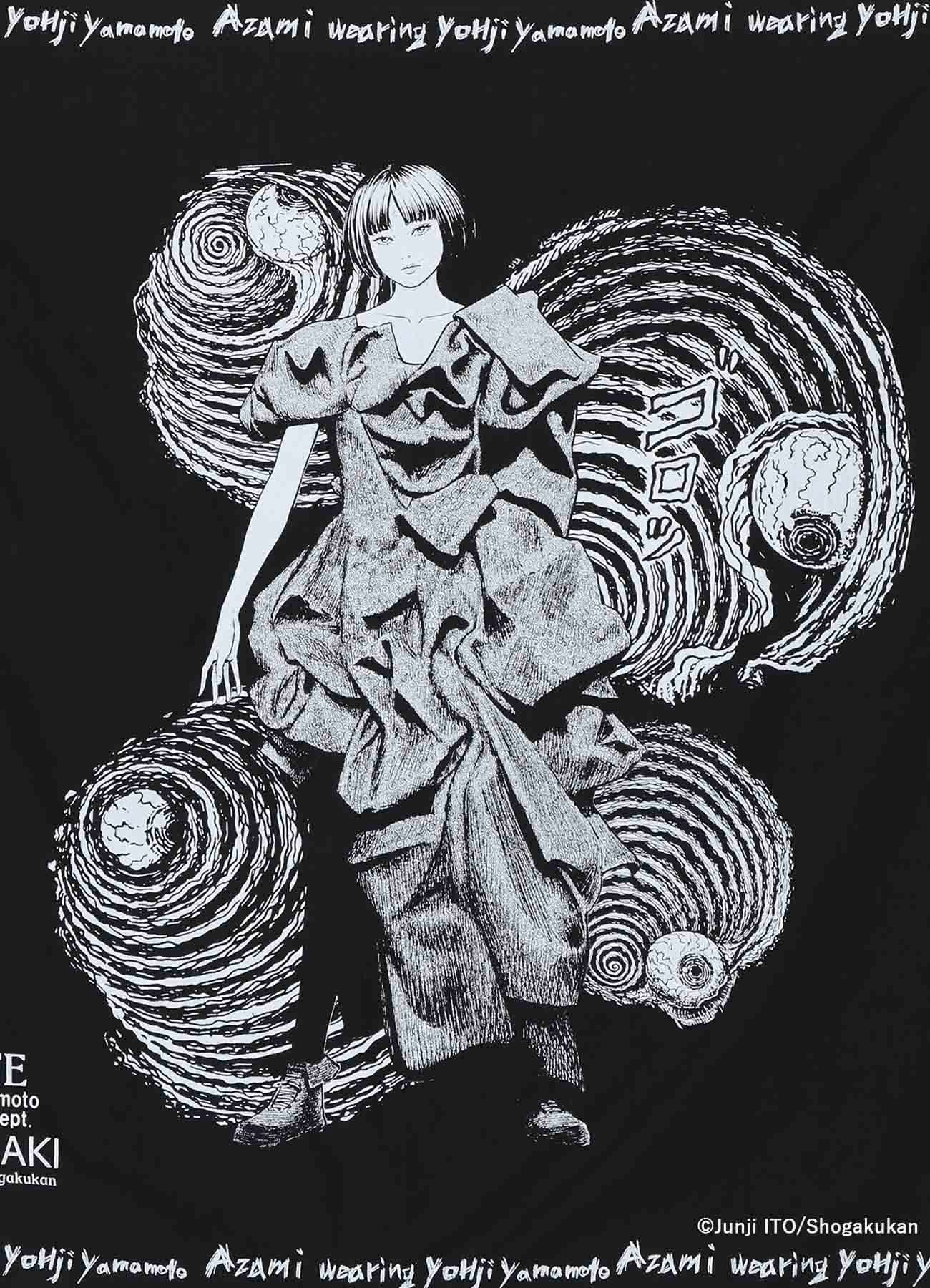 【11/5 12:00発売】S'YTE × Junji ITO -UZUMAKI- AZAMI WEARING YOHJI YAMAMOTO SCARF