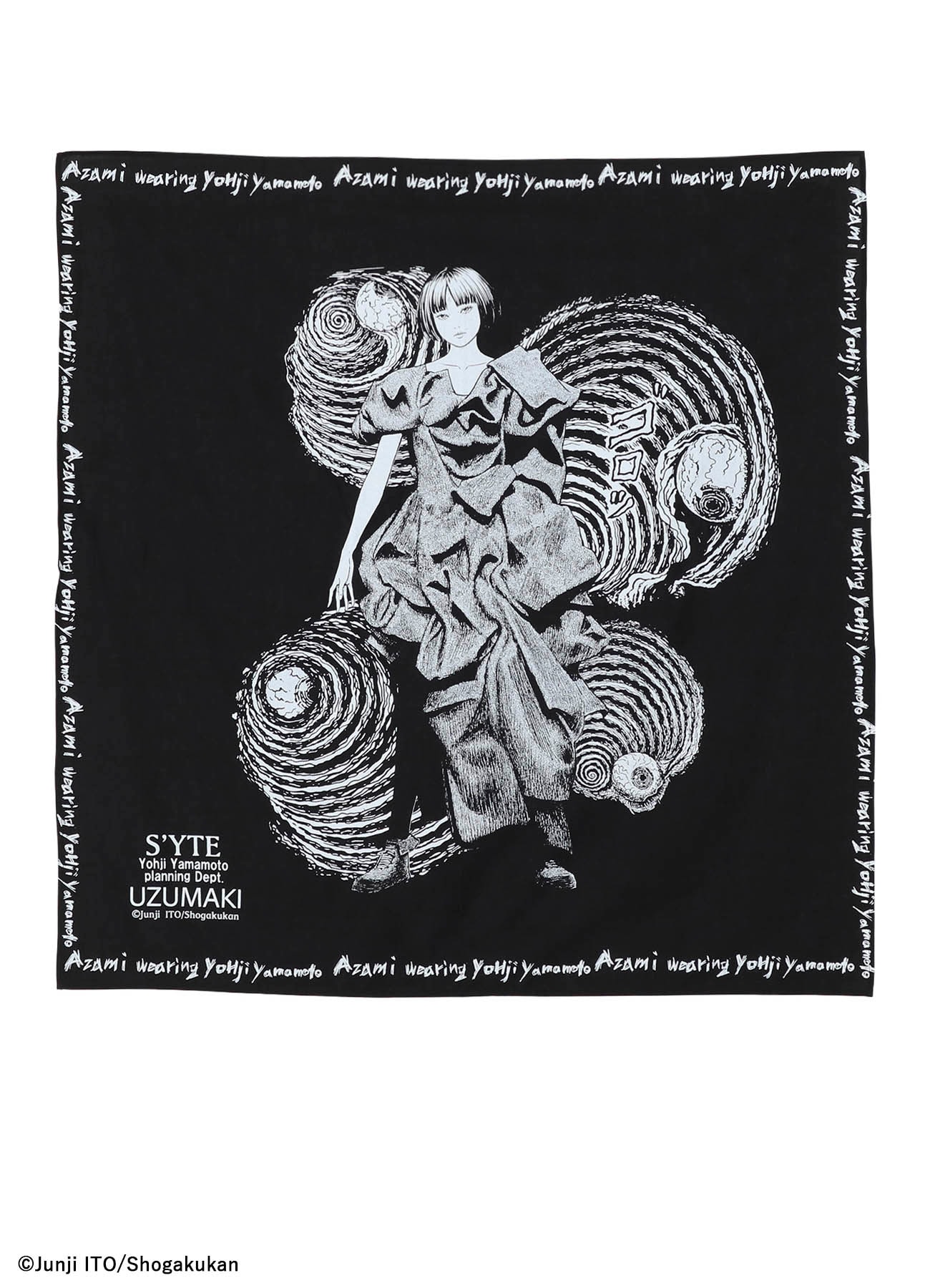 【11/5 12:00発売】S'YTE × Junji ITO -UZUMAKI- AZAMI WEARING YOHJI YAMAMOTO SCARF