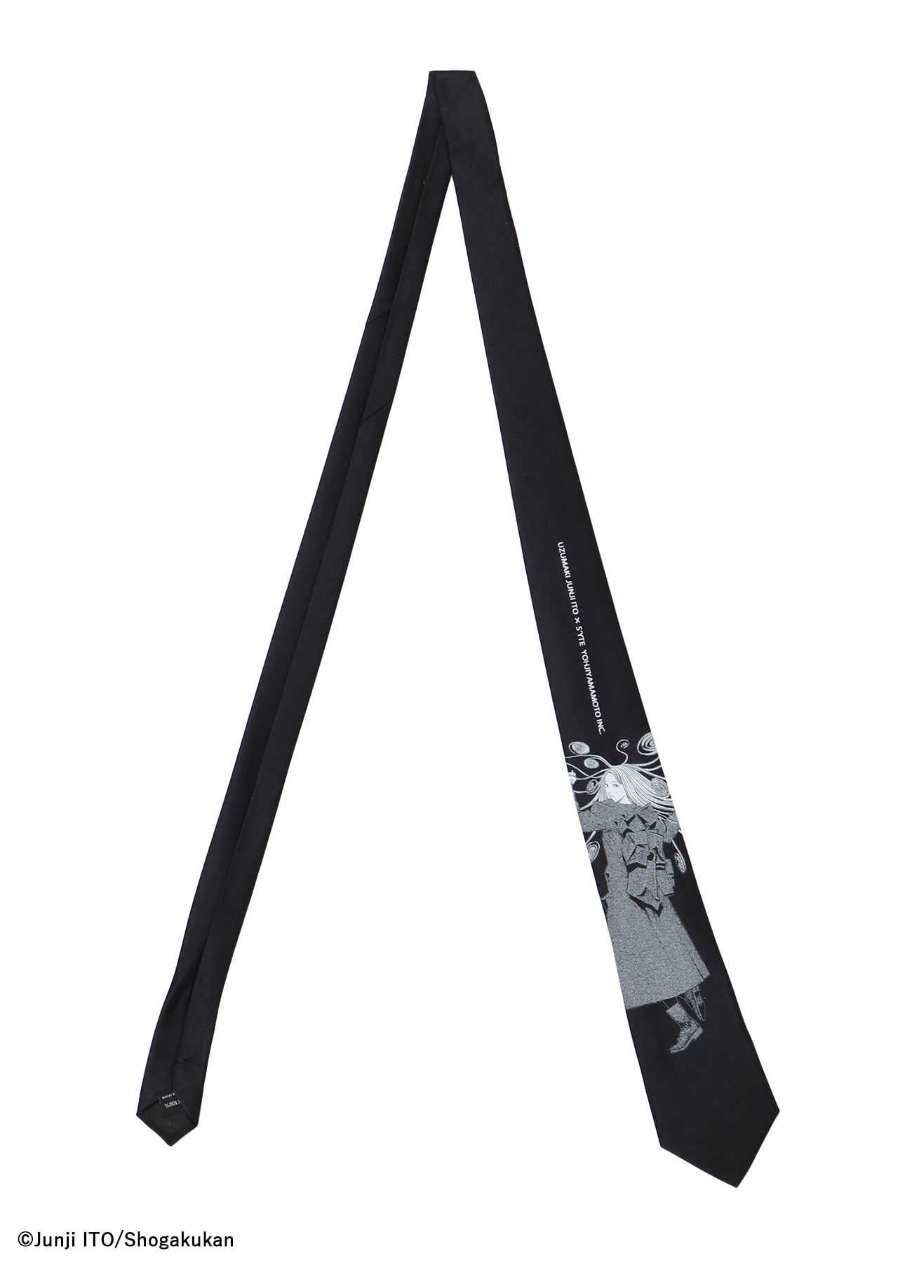 【11/5 12:00発売】S'YTE × Junji ITO -UZUMAKI- KIRIE WEARING YOHJI YAMAMOTO SILK TIE