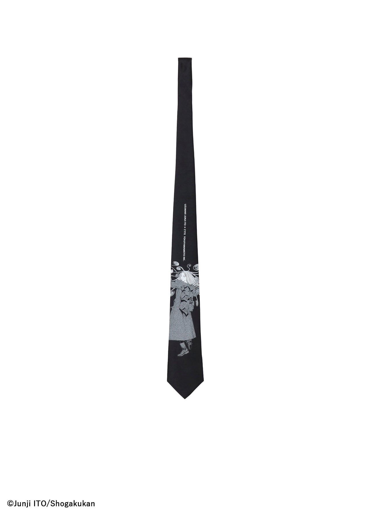【11/5 12:00発売】S'YTE × Junji ITO -UZUMAKI- KIRIE WEARING YOHJI YAMAMOTO SILK TIE
