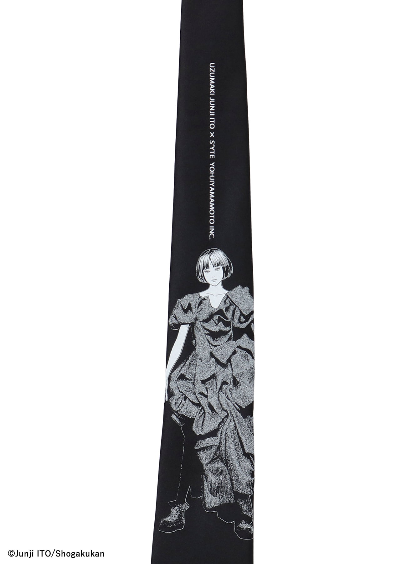 【11/5 12:00発売】S'YTE × Junji ITO -UZUMAKI- AZAMI WEARING YOHJI YAMAMOTO SILK TIE