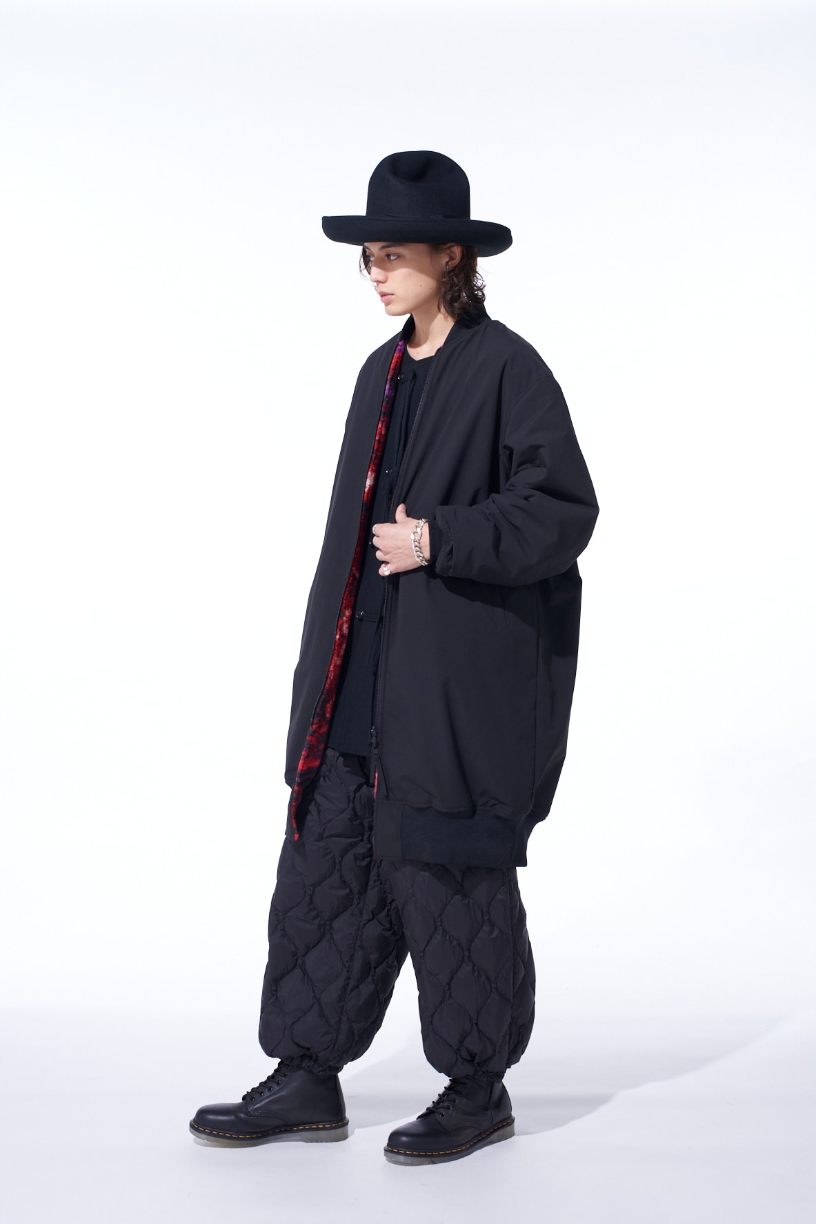 S'YTE X TAION ELASTIC-HEM QUILTED DOWN PANTS