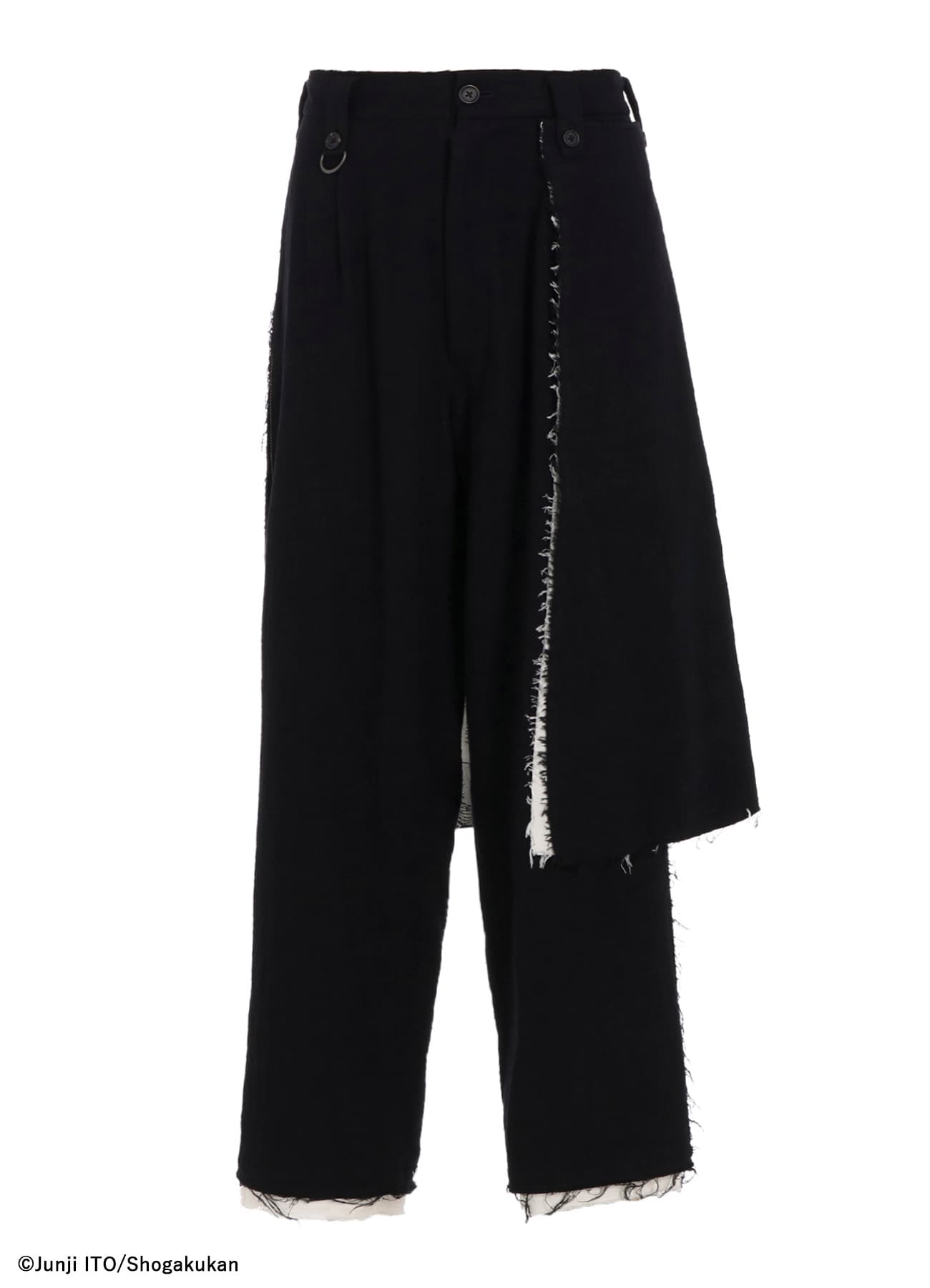 S'YTE × Junji ITO -UZUMAKI- KIRIE PRINTED WRAP SKIRT PANTS