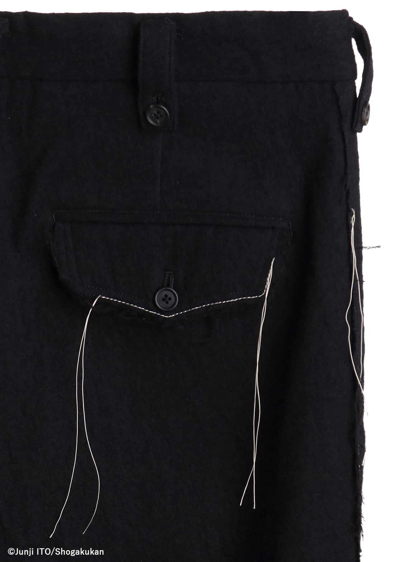 S'YTE × Junji ITO -UZUMAKI- KIRIE PRINTED WRAP SKIRT PANTS