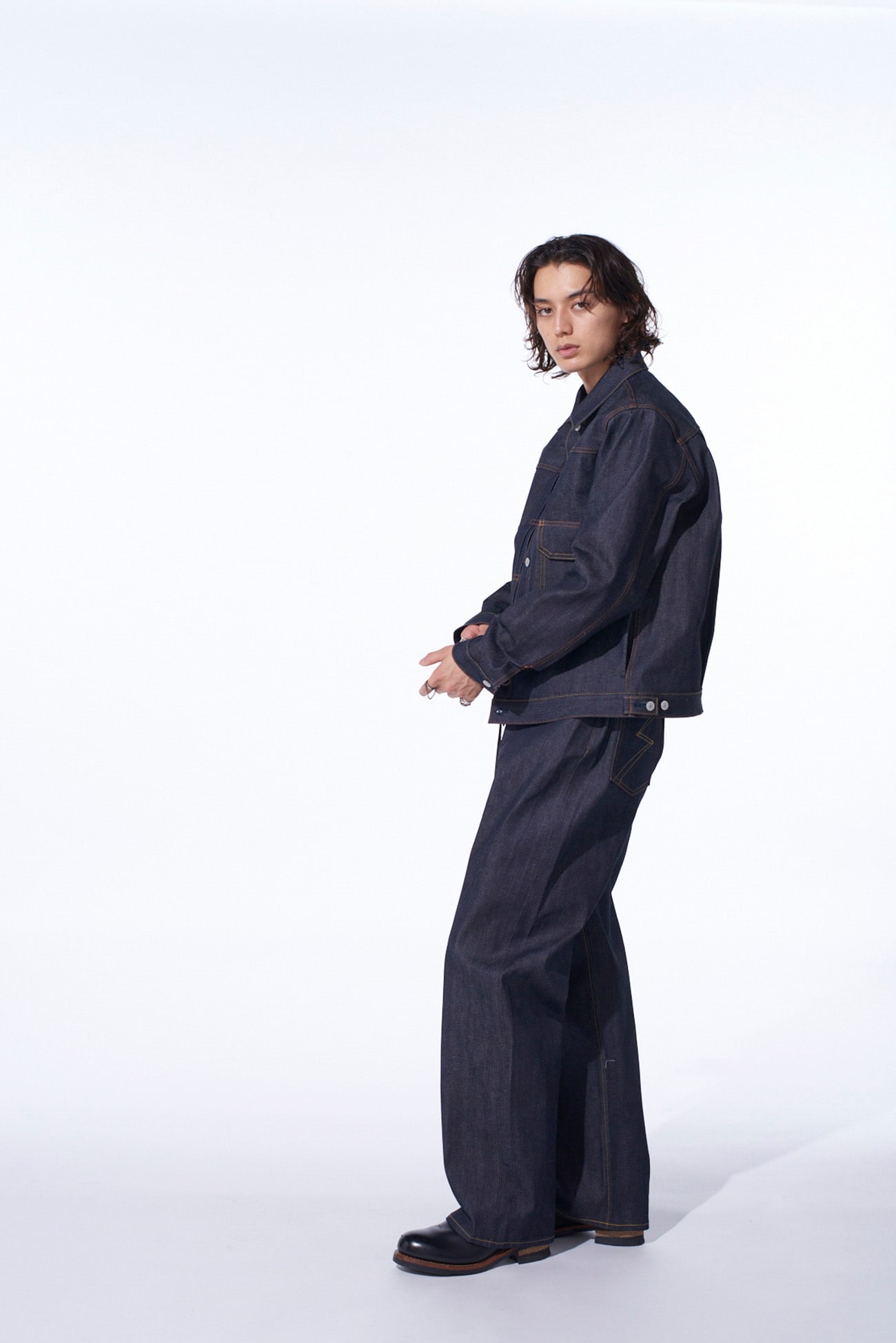 S'YTE × EDWIN RIGID SELVEDGE DENIM -TYPE 505Z-