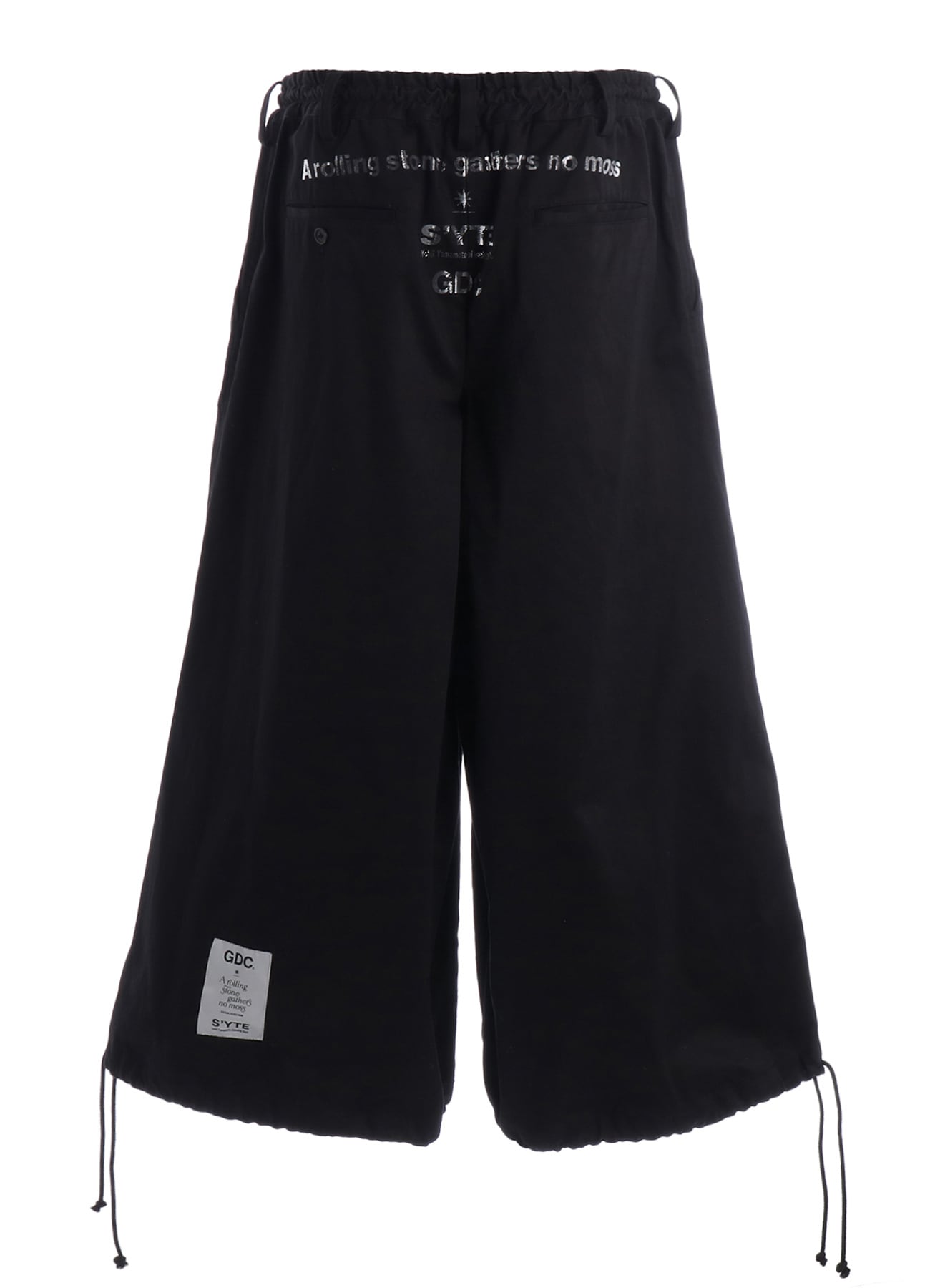 【2/19 12:00 Release】-S’YTE × GDC Collaborate Collection-WEPON CLOTH LOGO-PRINTED HAKAMA BALLOON PANTS