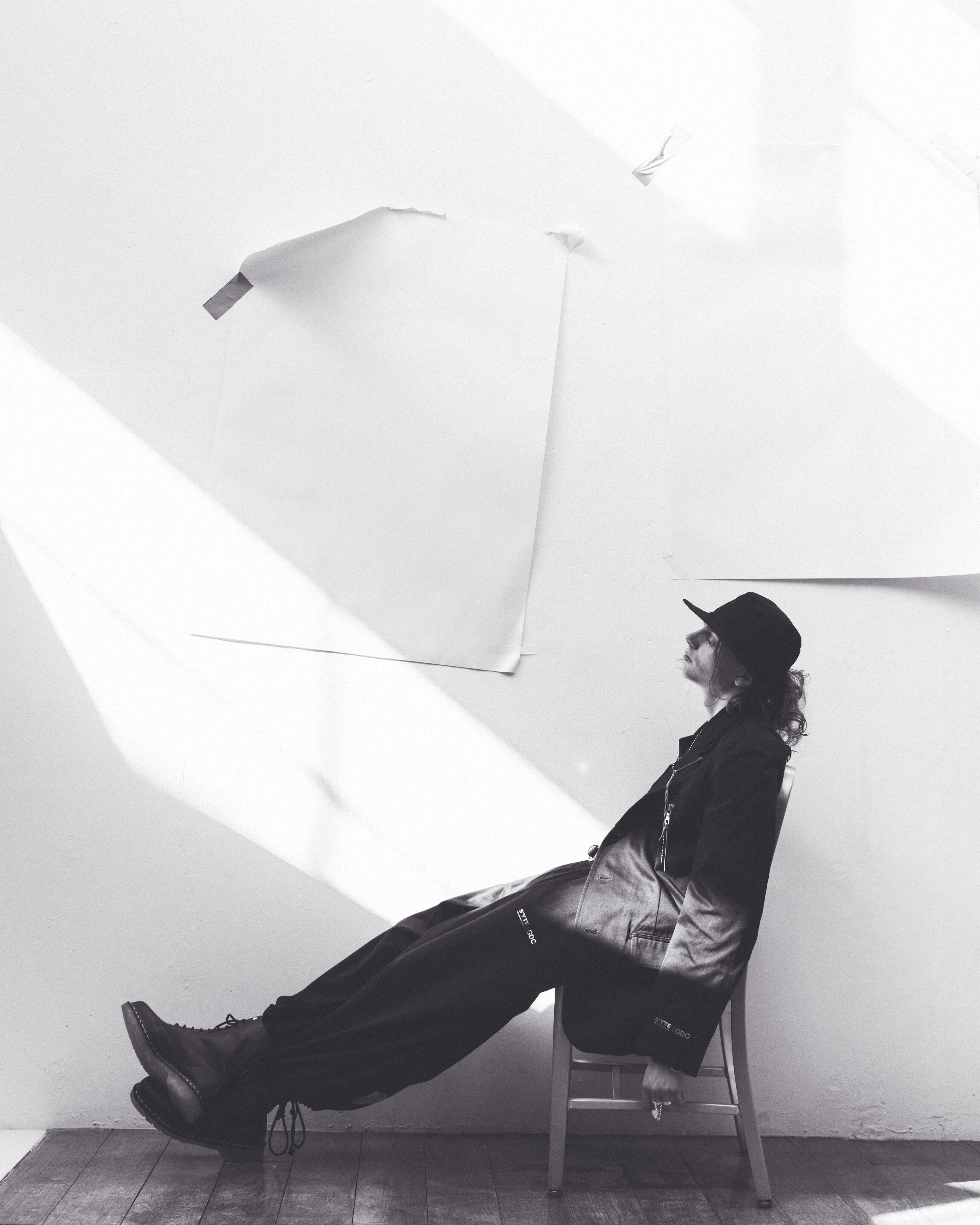 【2/19 12:00 Release】-S’YTE × GDC Collaborate Collection-WEPON CLOTH LOGO-PRINTED HAKAMA BALLOON PANTS