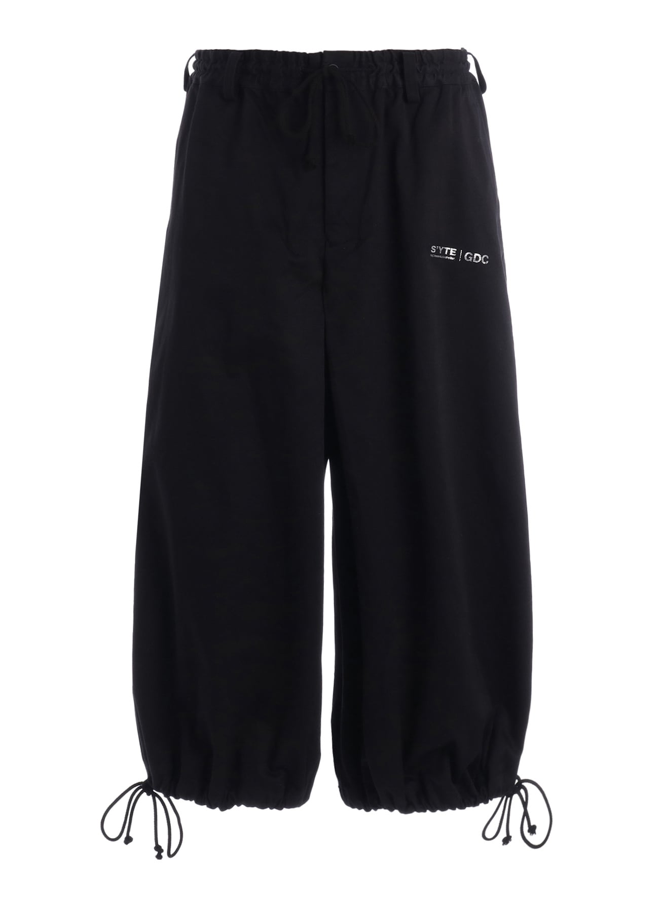【2/19 12:00 Release】-S’YTE × GDC Collaborate Collection-WEPON CLOTH LOGO-PRINTED HAKAMA BALLOON PANTS