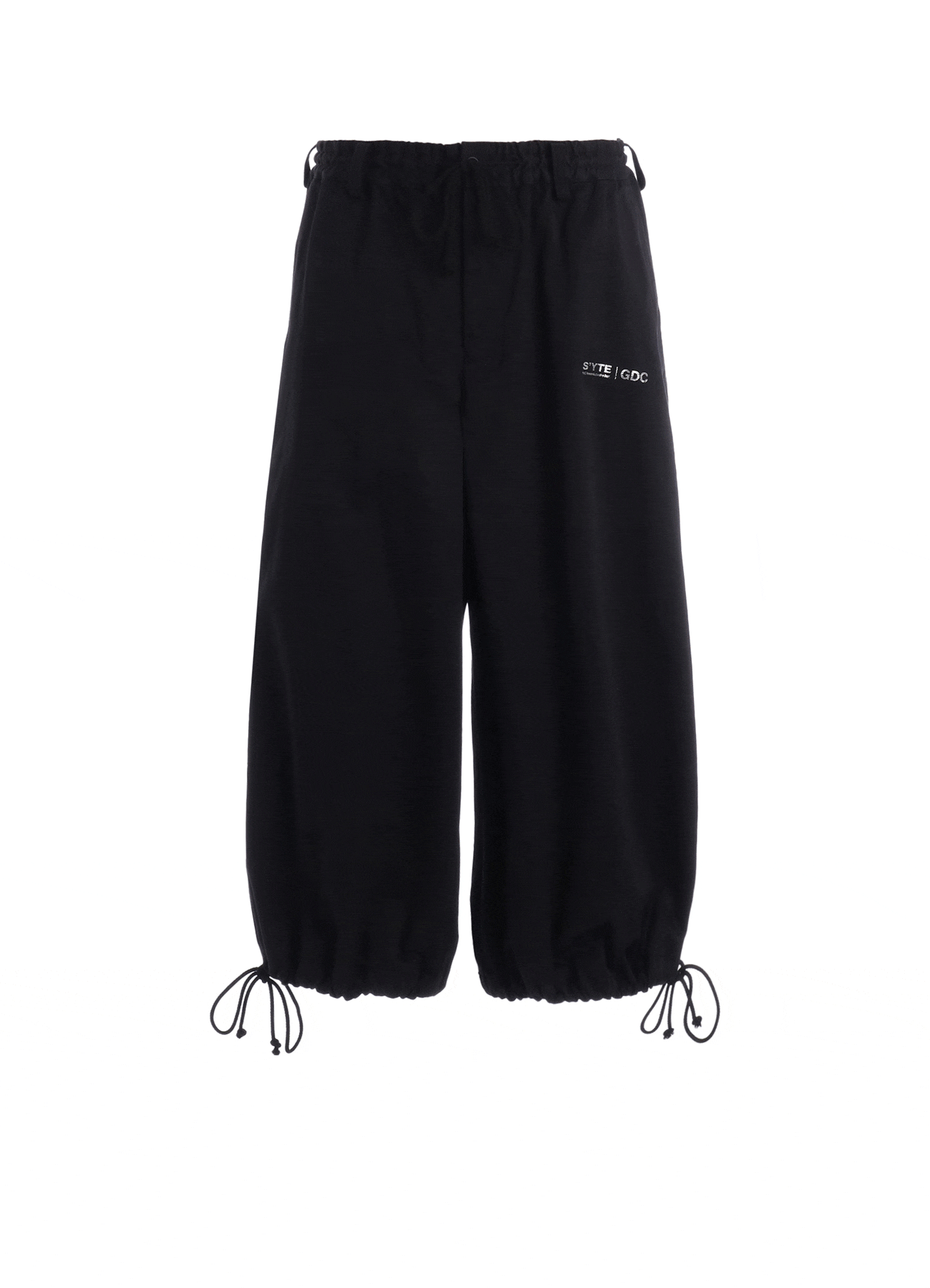 【2/19 12:00 Release】-S’YTE × GDC Collaborate Collection-WEPON CLOTH LOGO-PRINTED HAKAMA BALLOON PANTS