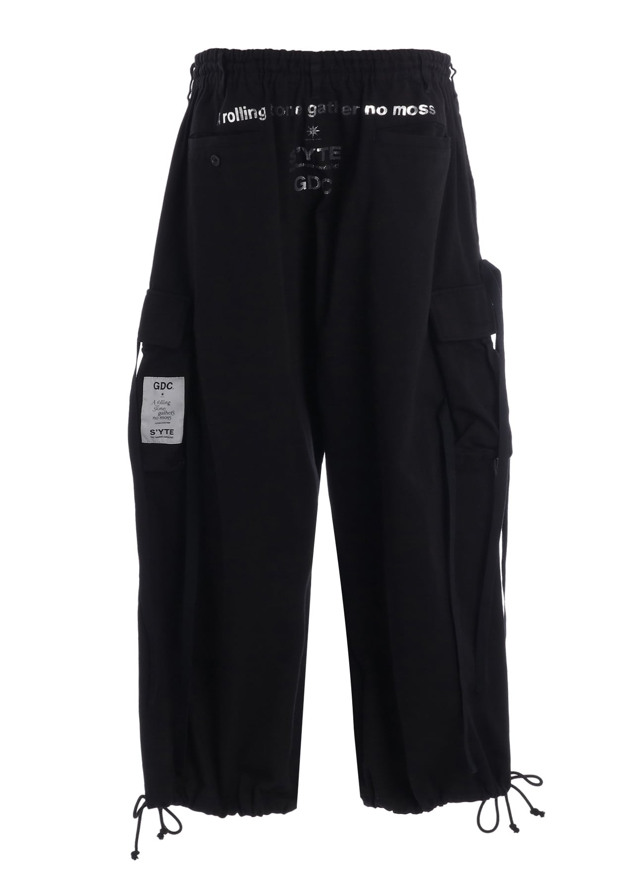 【2/19 12:00 Release】-S’YTE × GDC Collaborate Collection-COTTON DRILL LOGO-PRINTED ARMY TECHNO PANTS