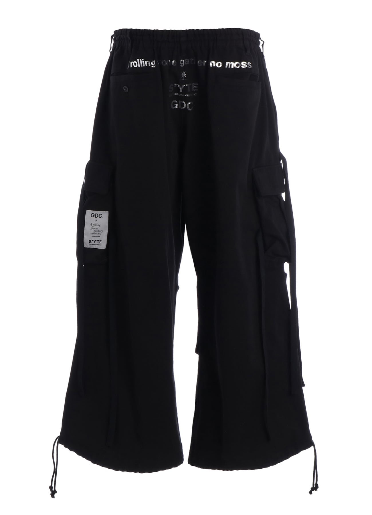 【2/19 12:00 Release】-S’YTE × GDC Collaborate Collection-COTTON DRILL LOGO-PRINTED ARMY TECHNO PANTS