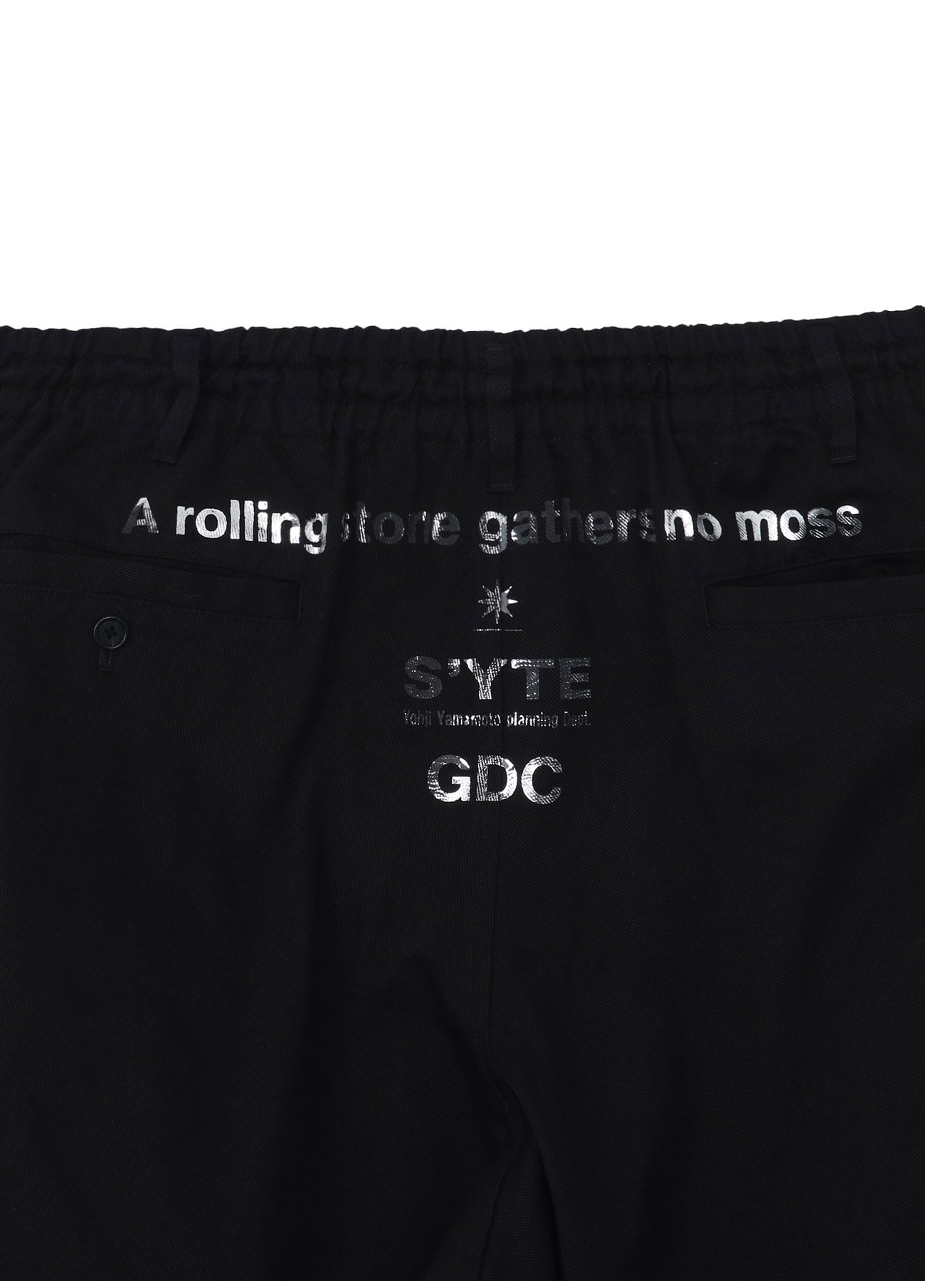【2/19 12:00 Release】-S’YTE × GDC Collaborate Collection-COTTON DRILL LOGO-PRINTED ARMY TECHNO PANTS