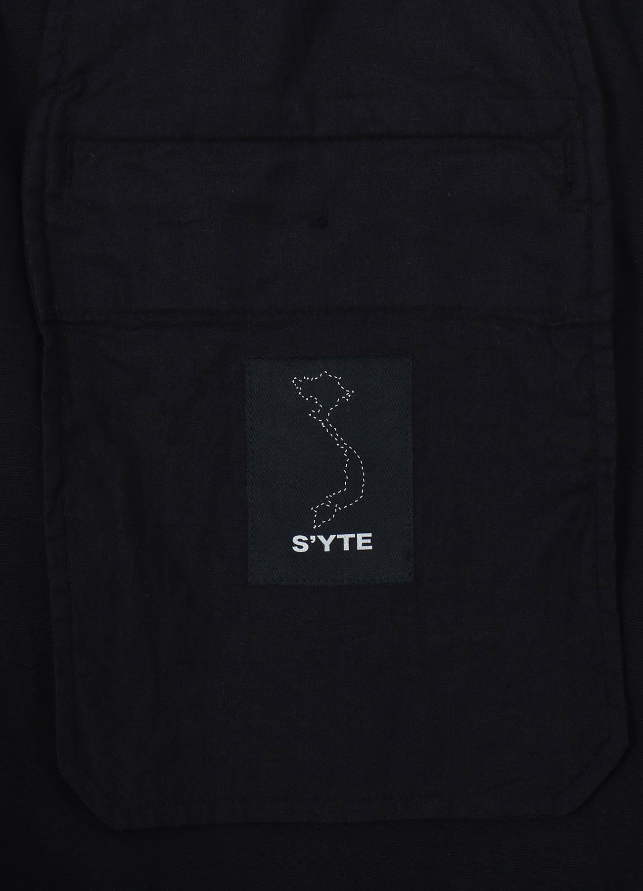 【2/19 12:00 Release】-S’YTE × GDC Collaborate Collection-COTTON DRILL LOGO-PRINTED ARMY TECHNO PANTS