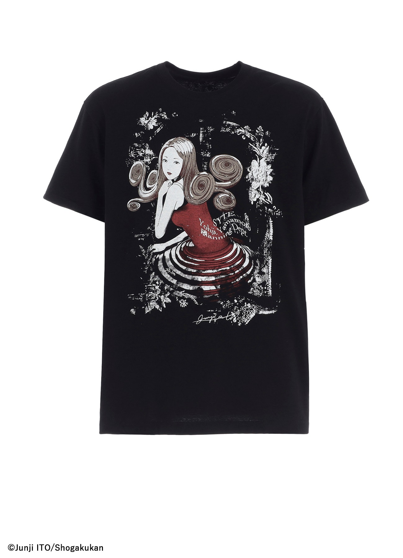 【11/5 12:00発売】S'YTE × Junji ITO -UZUMAKI- KIRIE’S SPIRAL DRESS GRAPHIC T-SHIRT